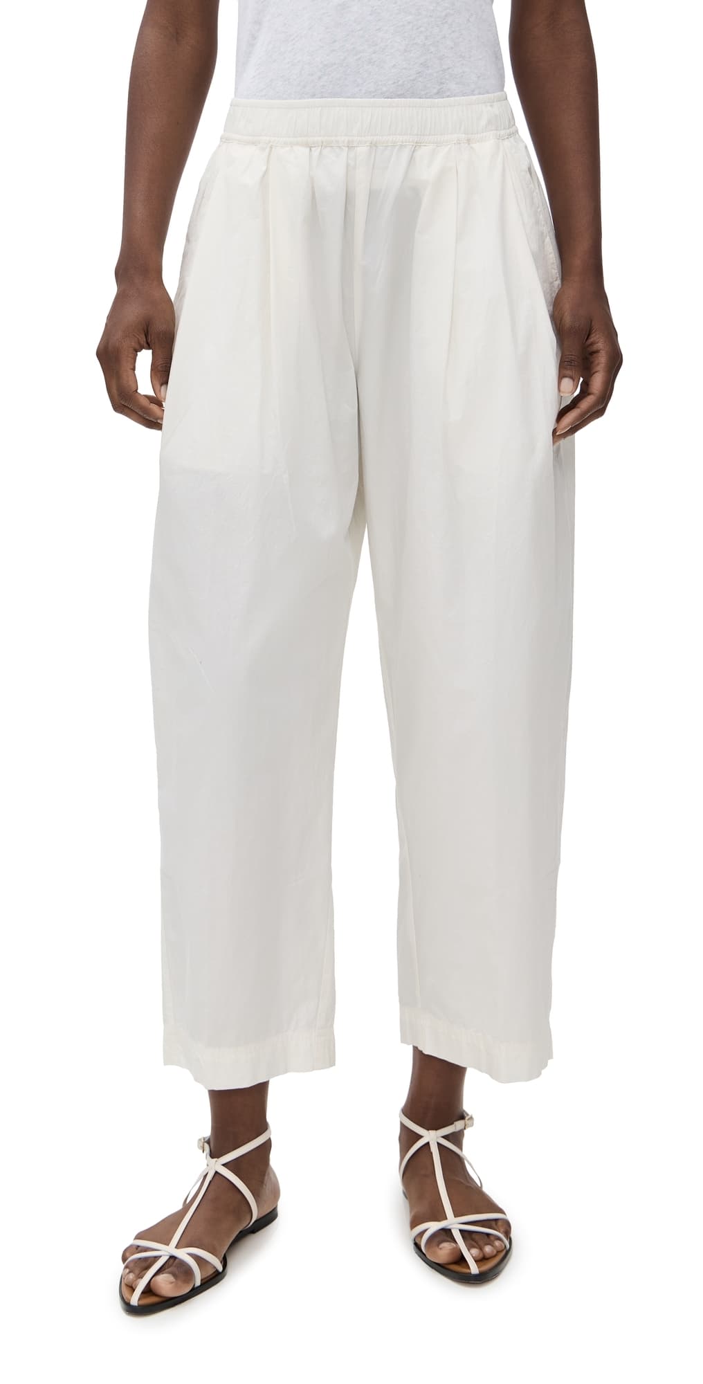 Apiece Apart Spa Pleat Pants Cream
