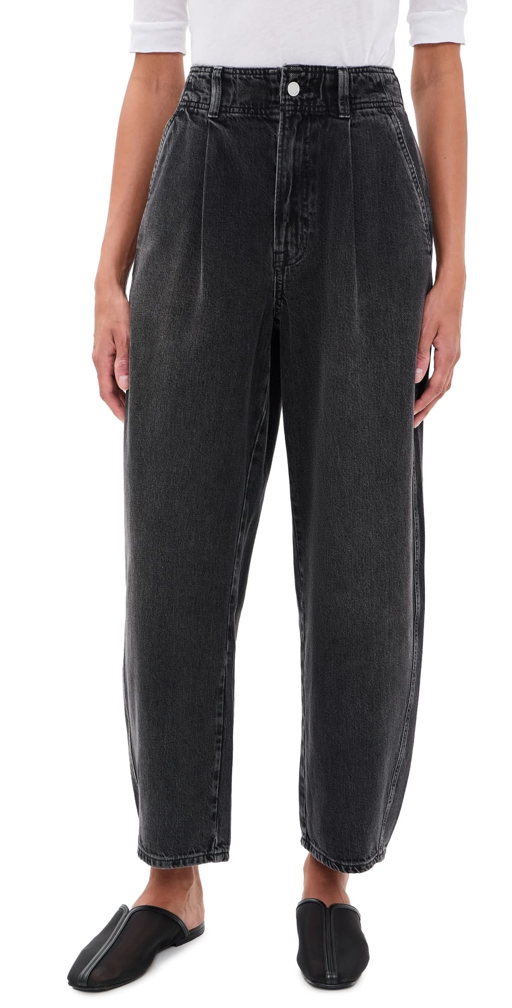 Apiece Apart Bari Jeans Faded Black Wash