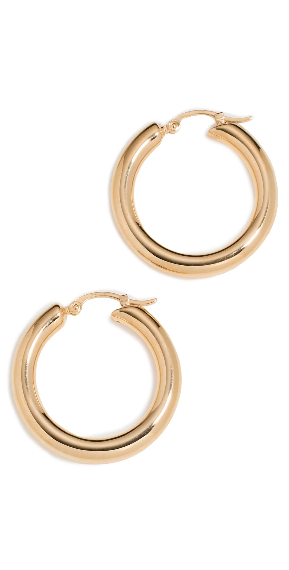 Ariel Gordon Jewelry 14k Gold Junior Helium Hoops Gold · One Size