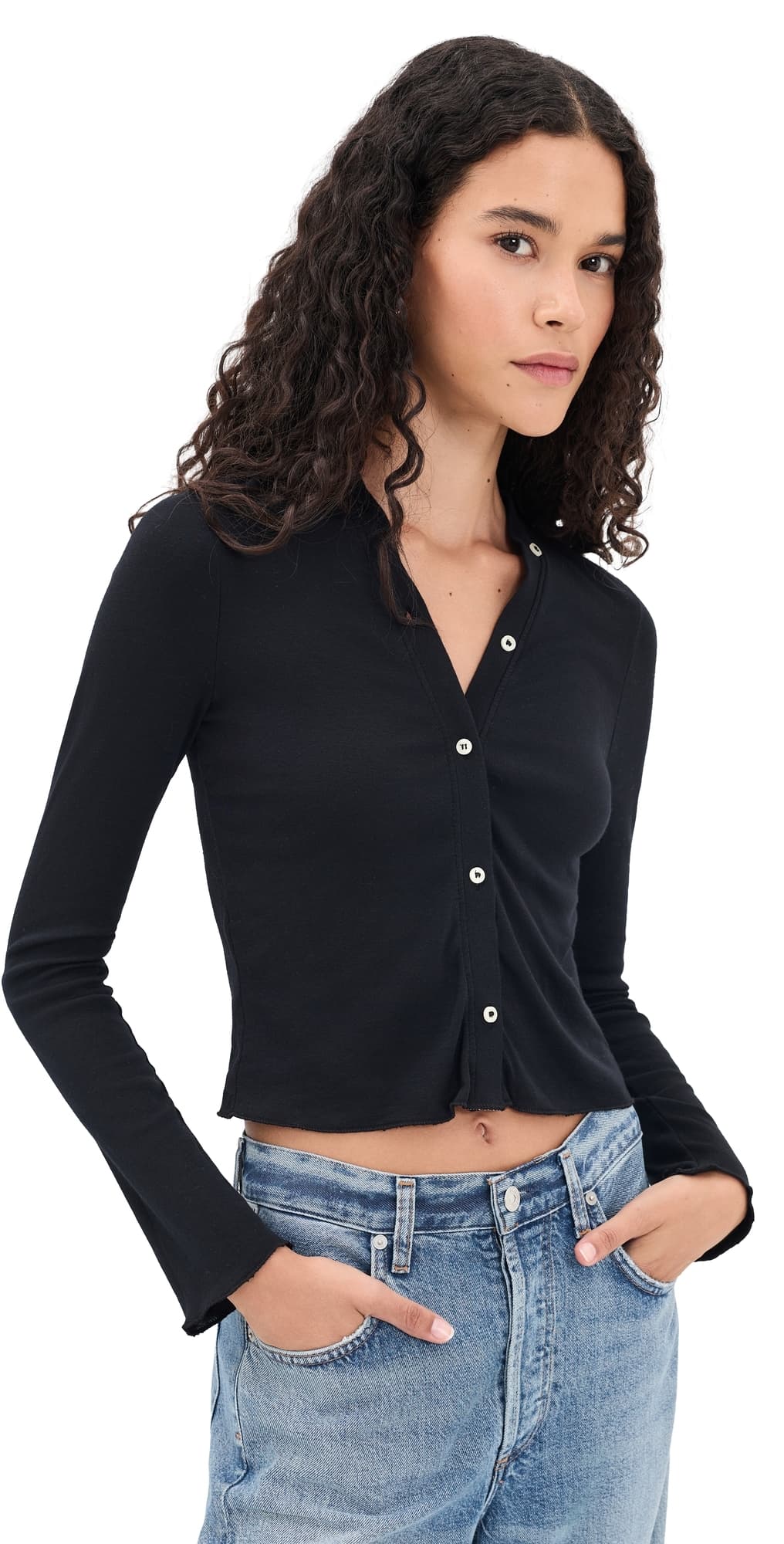 ASHER Chelsea Cardigan Black
