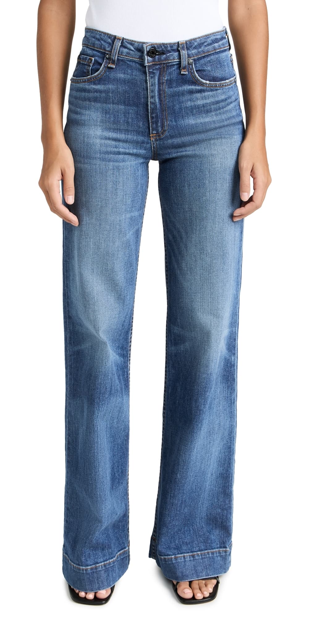 ASKK NY Juniper Wide Leg Jeans Auburn