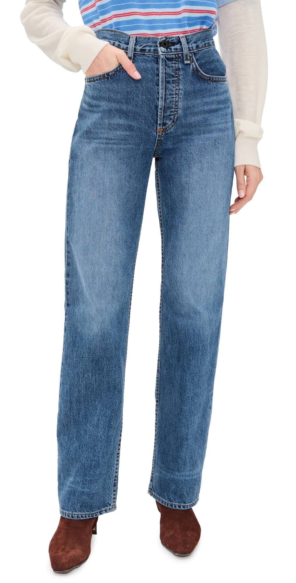 ASKK NY Rosebowl Jeans Port