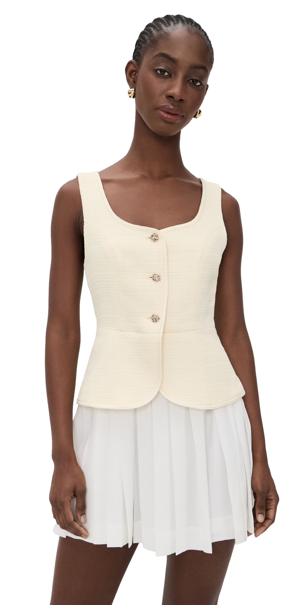 ASTR the Label Sheridan Dress Lt Yellow White