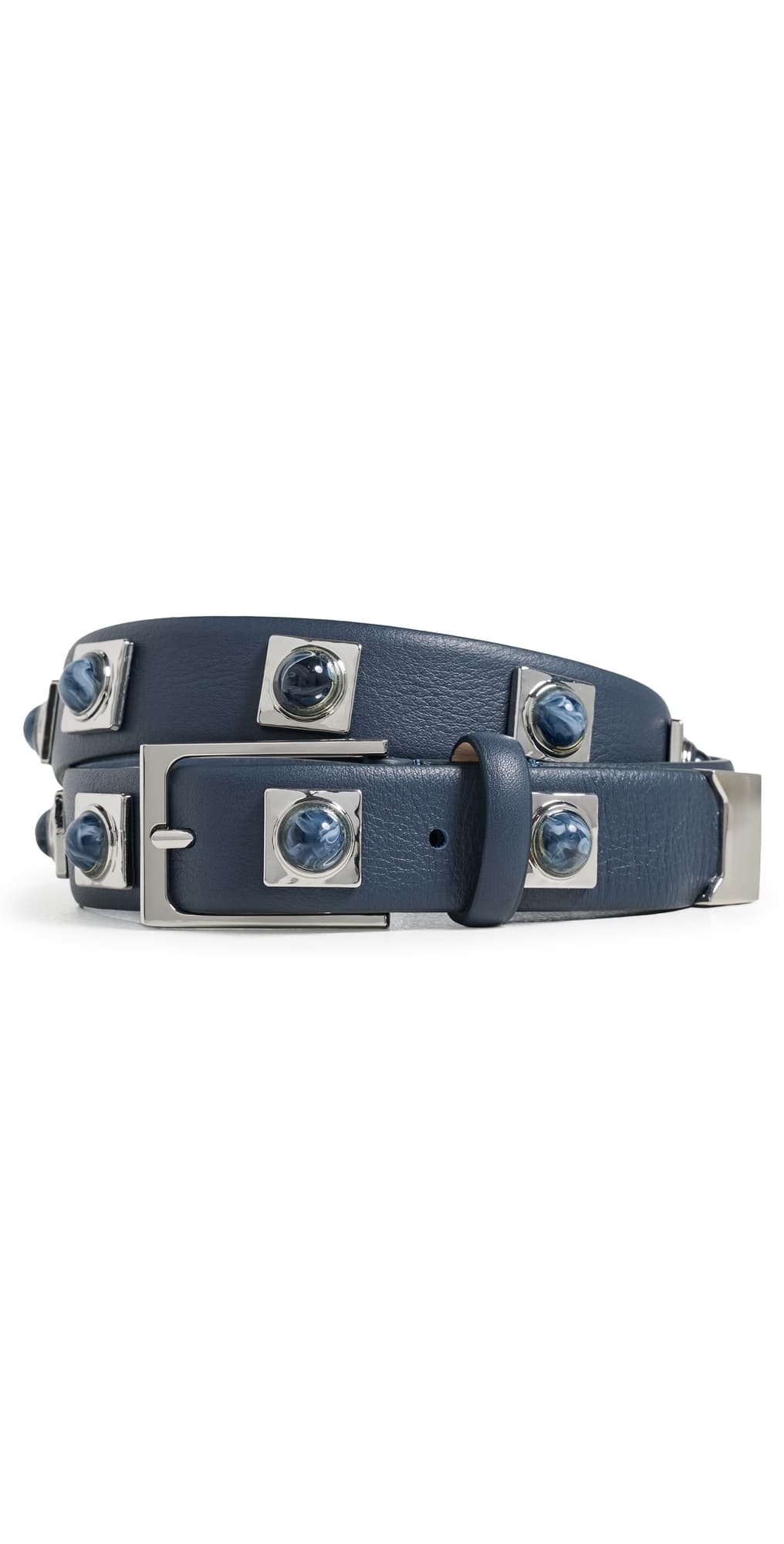 Aureum No. 2 Belt Navy/Silver
