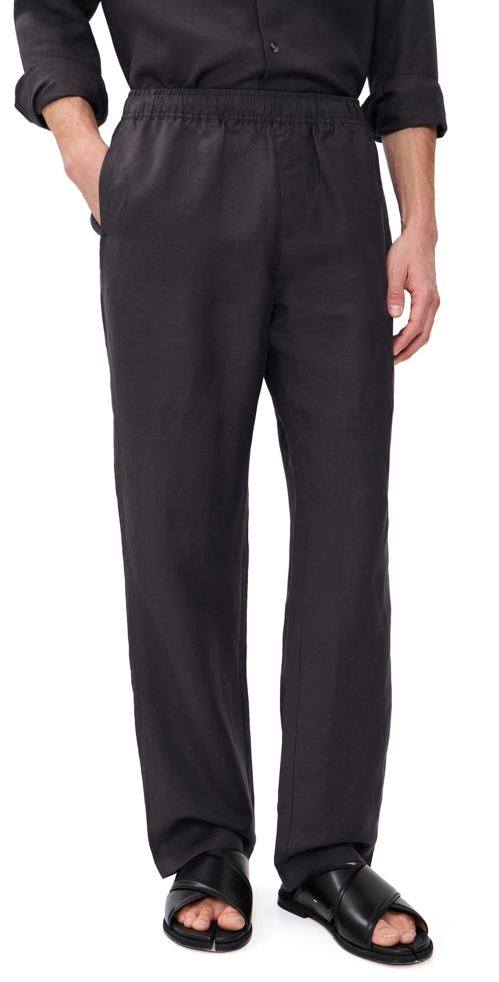 AUTO-REPLY Linen Pants Granite