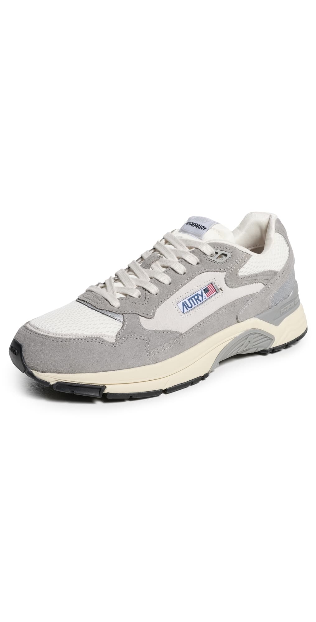 Autry Hyperway Low Man Suede Mesh Sneakers Suede/Mesh Plumb/Silver