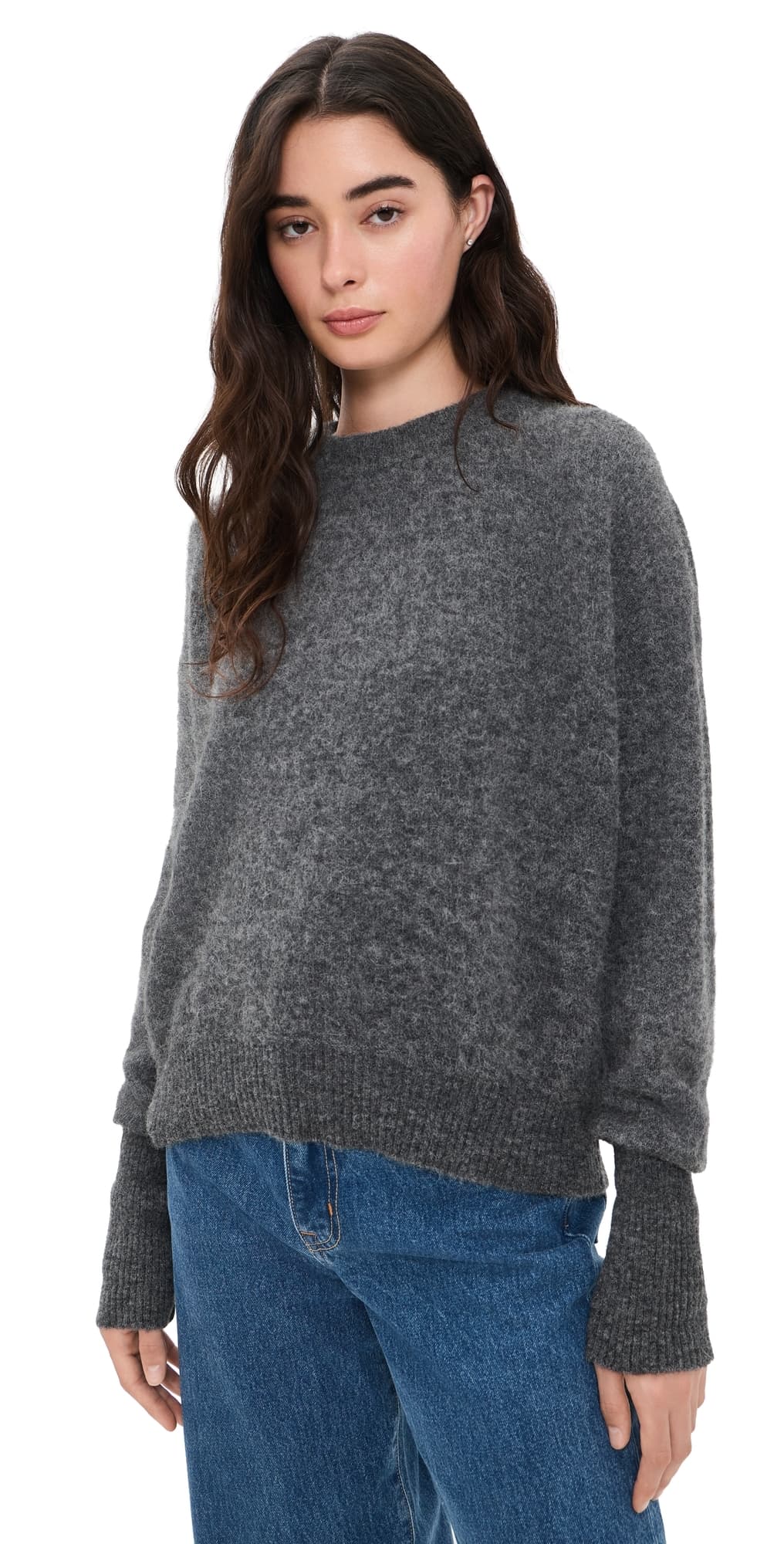 American Vintage Vitow Sweater Acier Chine