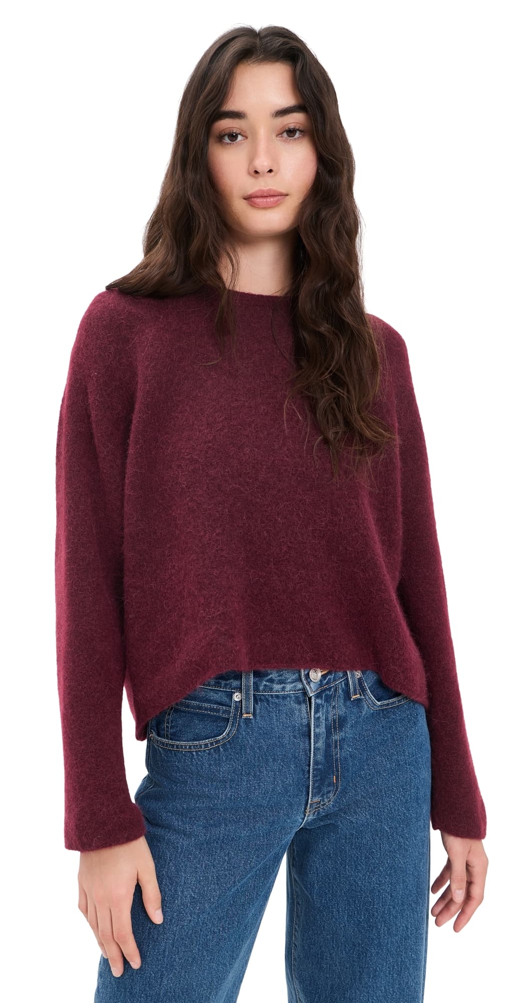 American Vintage Vitow Sweater Grenat Chine Grench