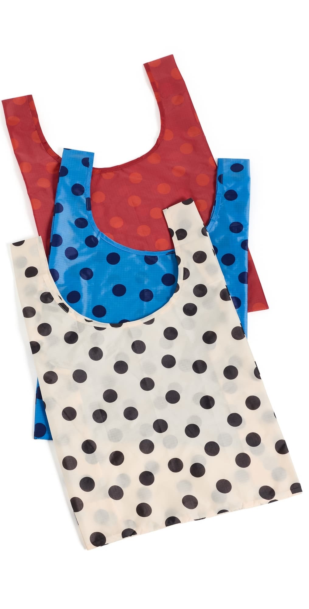 BAGGU Standard Baggu Set of 3 Polka Dot Mix
