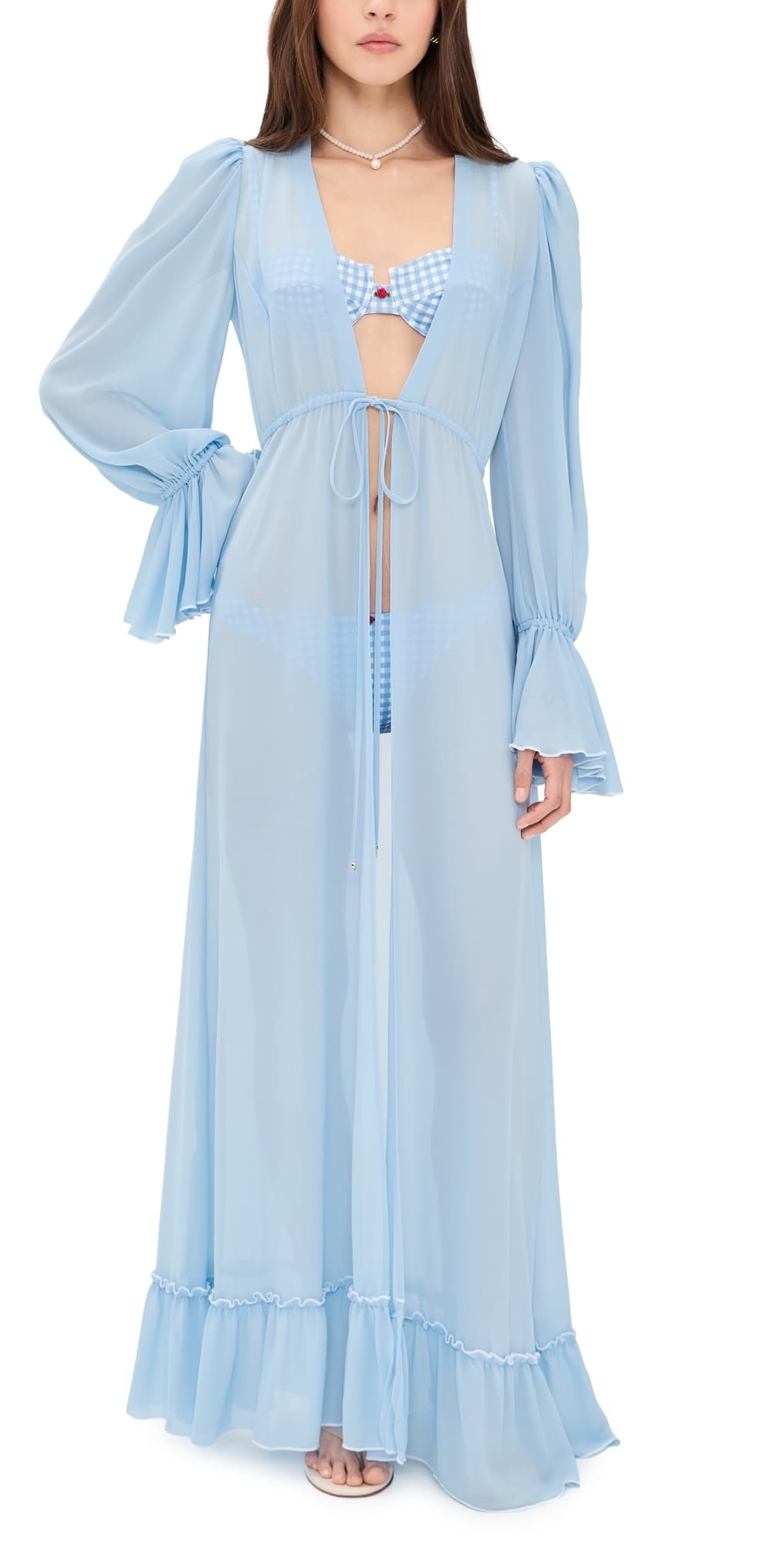 Bananhot Berta Coverup Robe Pacific Blue