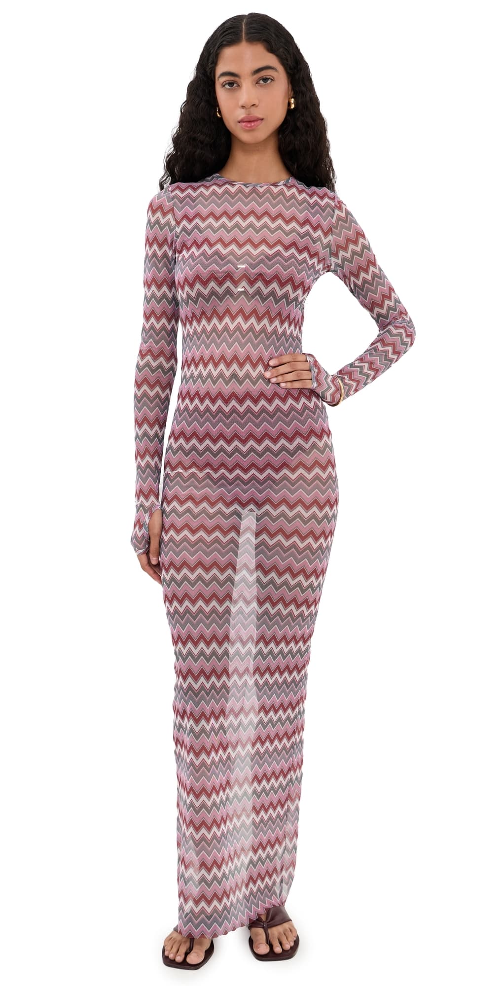 Bananhot Renne Coverup Dress Bari Chevron