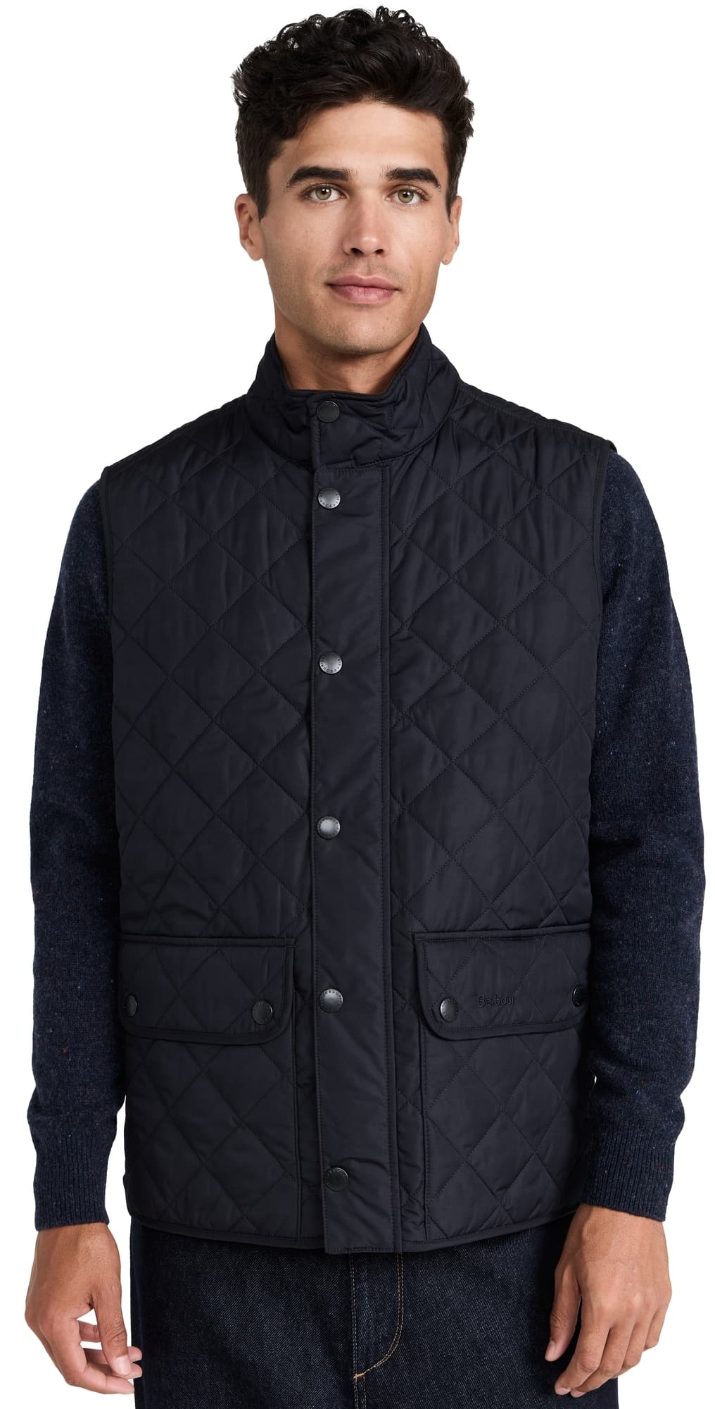 Barbour Lowerdale Quilted Vest Navy