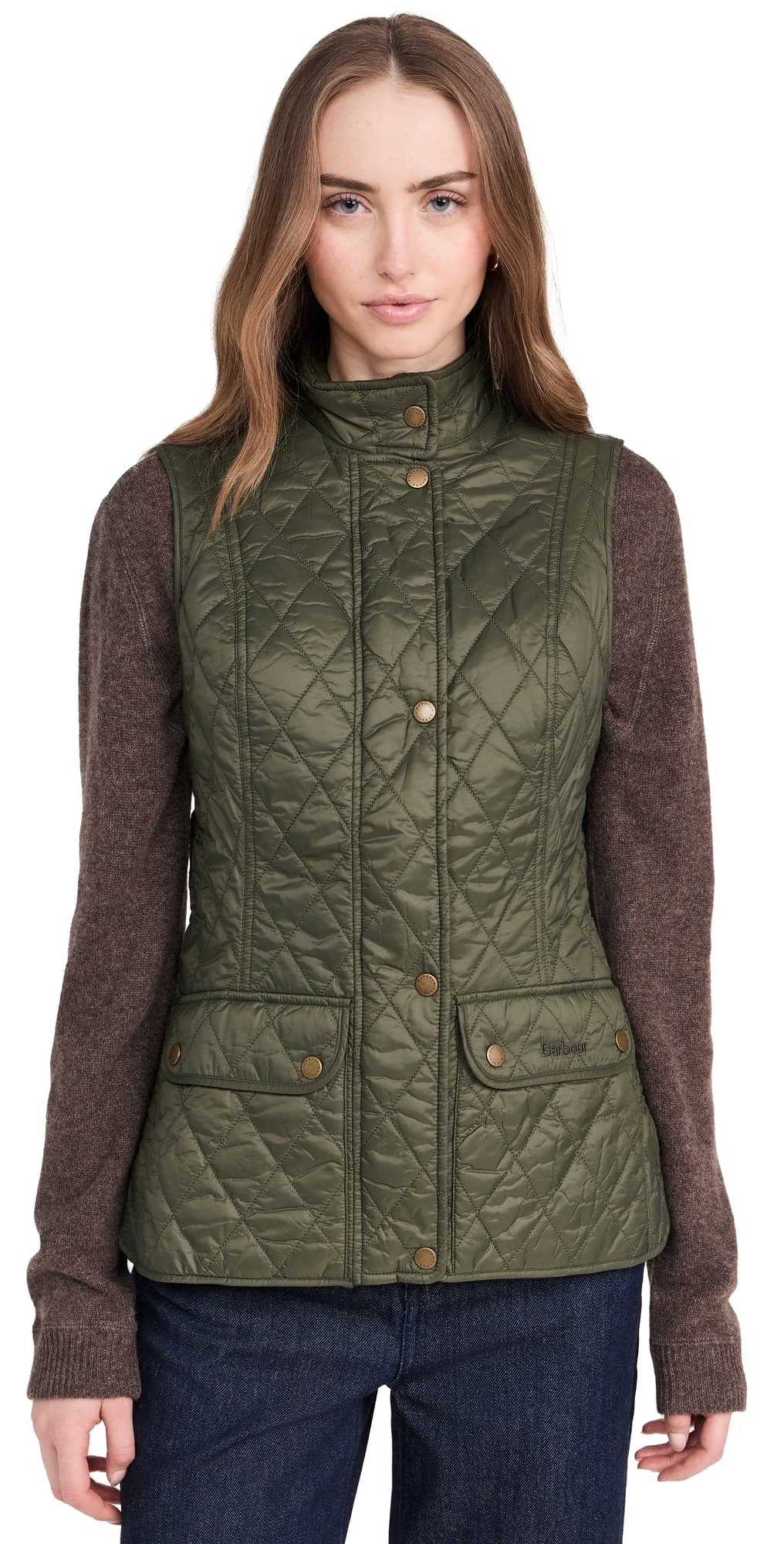 Barbour Otterburn Quilted Gilet Olive