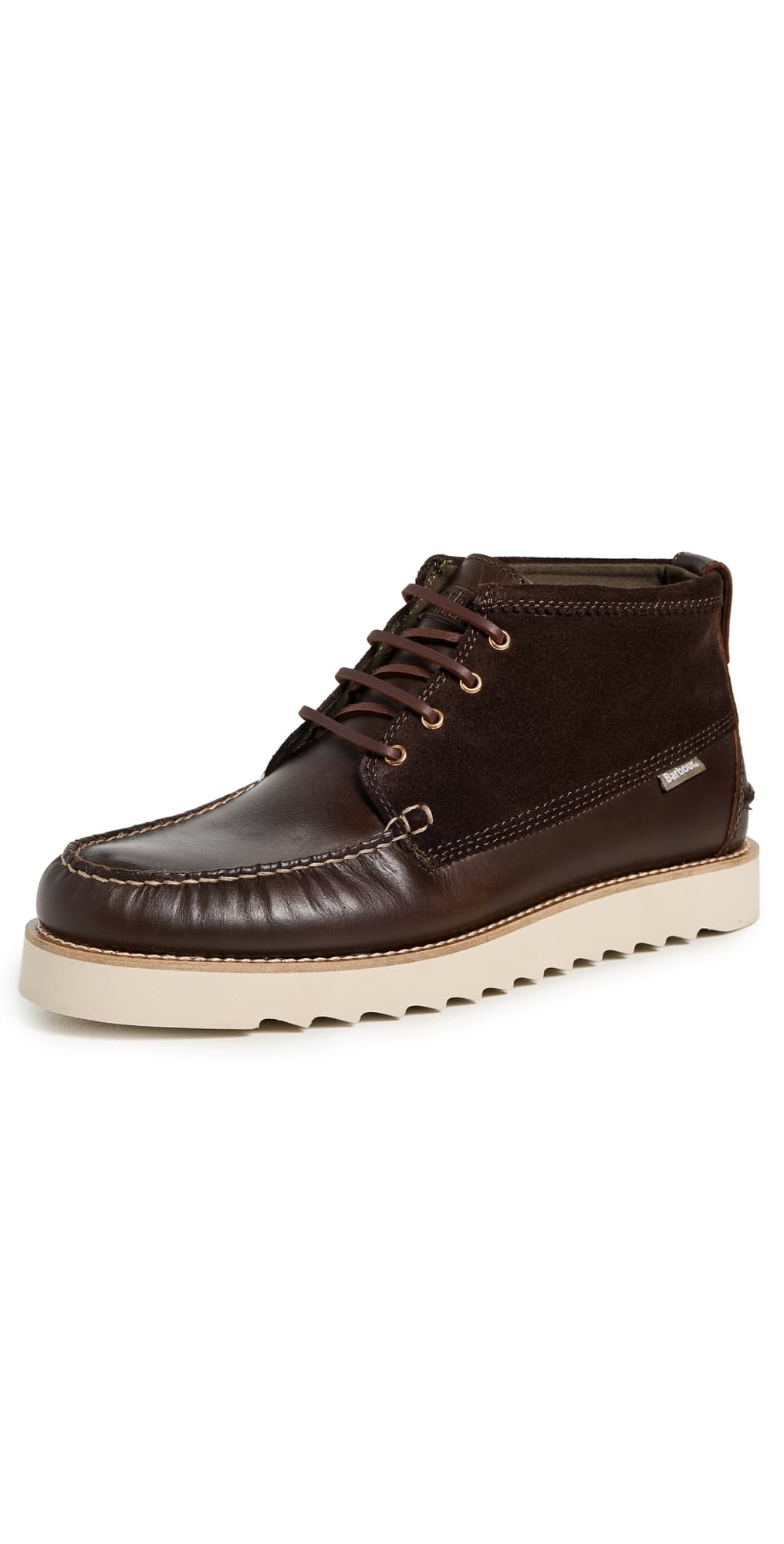 Barbour Hadston Chukka Boots Dark Brown