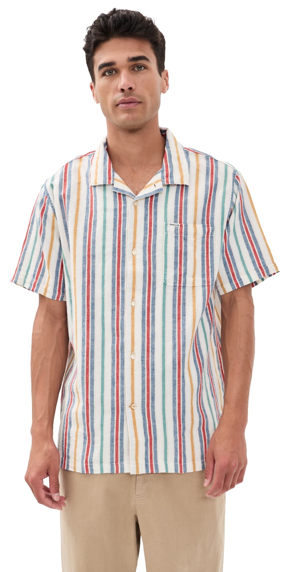 Barbour Waterbay Stripe Summerfit Shirt White