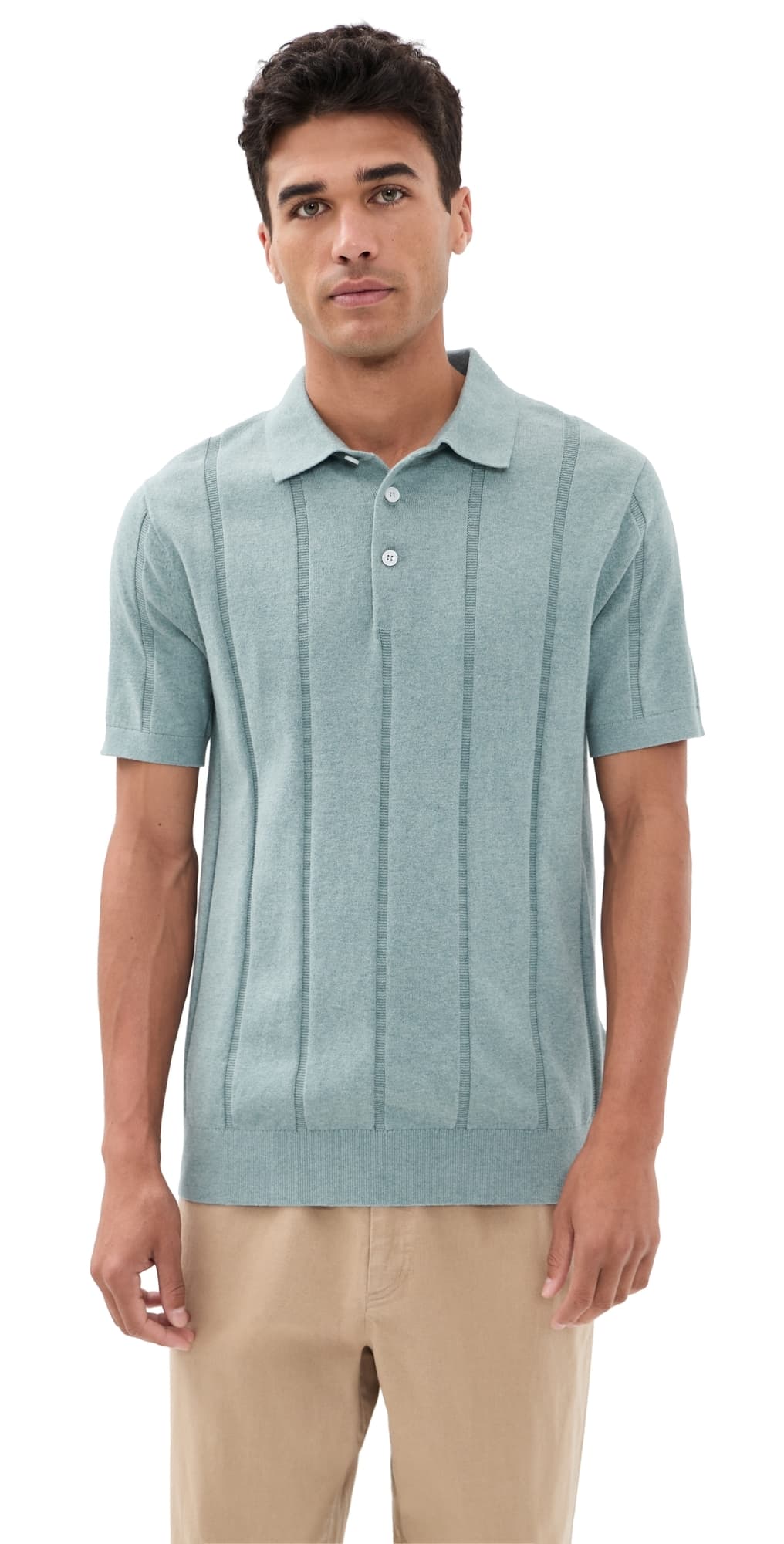 Barbour Wellburn Knitted Polo Shirt Slate