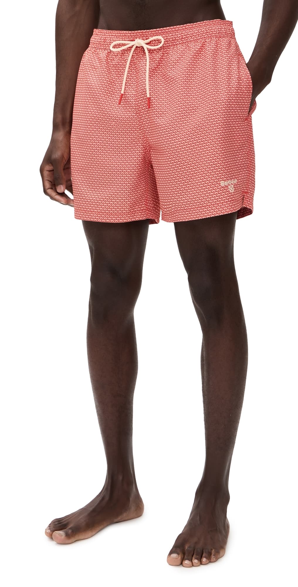 Barbour Shell Swim Shorts 6 Red