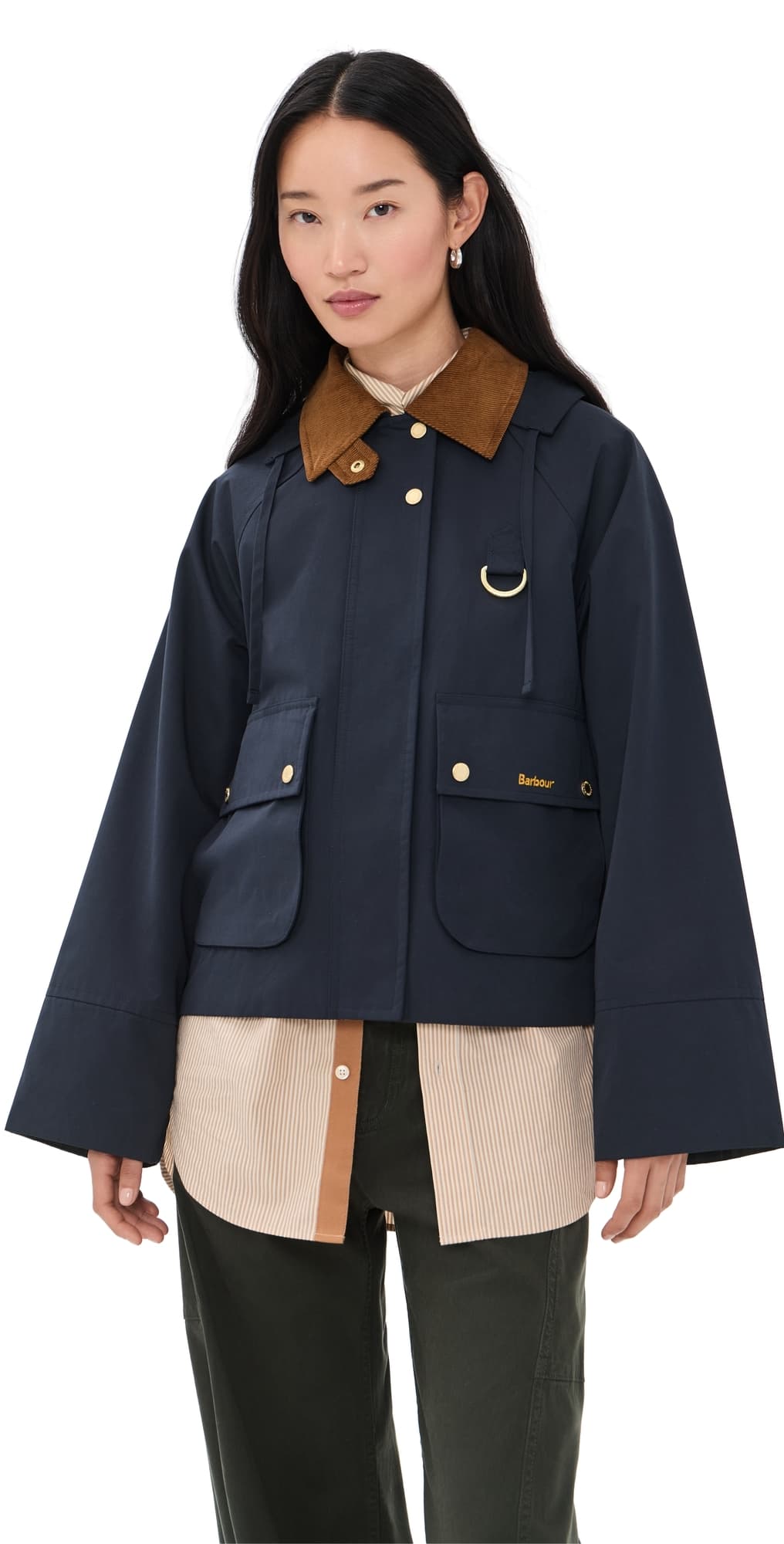 Barbour Terrington Showerproof Jacket Dark Navy/Shadow Classic