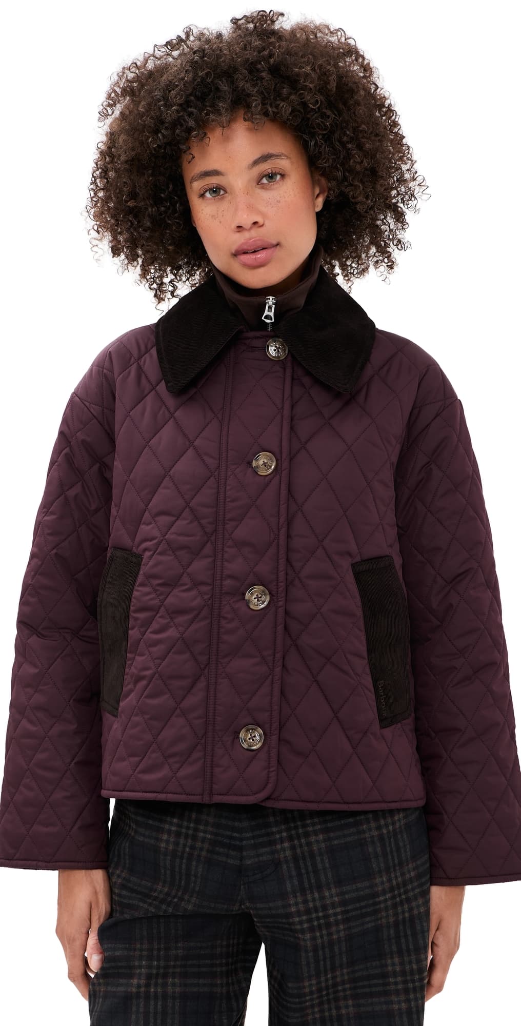 Barbour Moira Quilted Jacket Fig/Shadow Classic