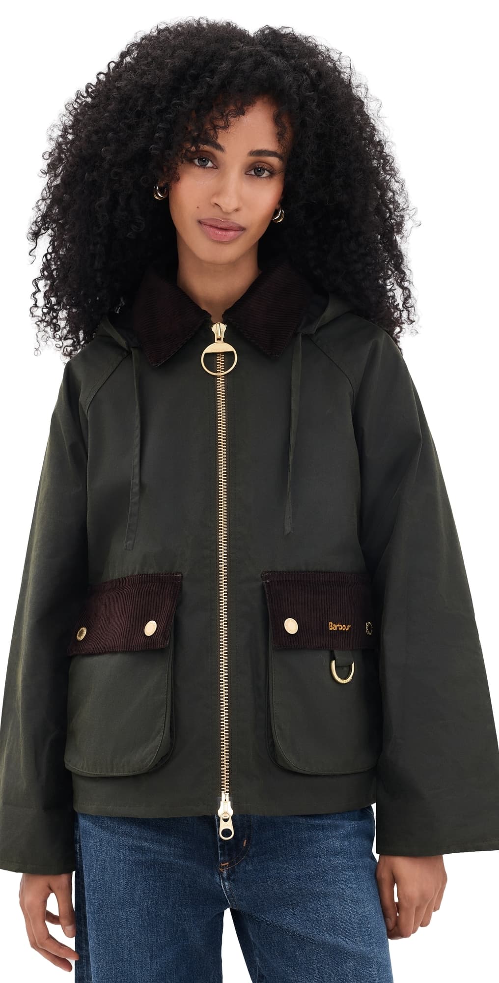 Barbour Carville Wax Jacket Fern/Shadow Classic