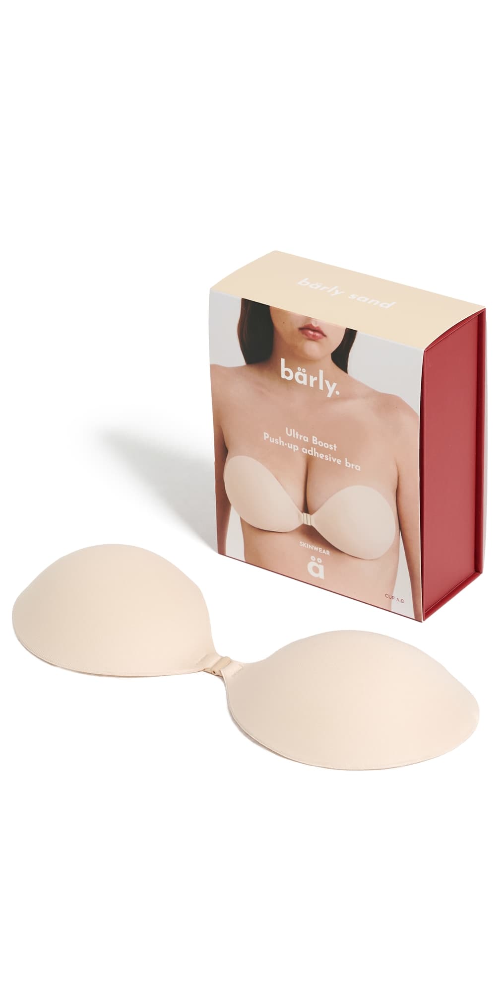BARLY Ultra Boost Push-Up Adhesive Bra Sand