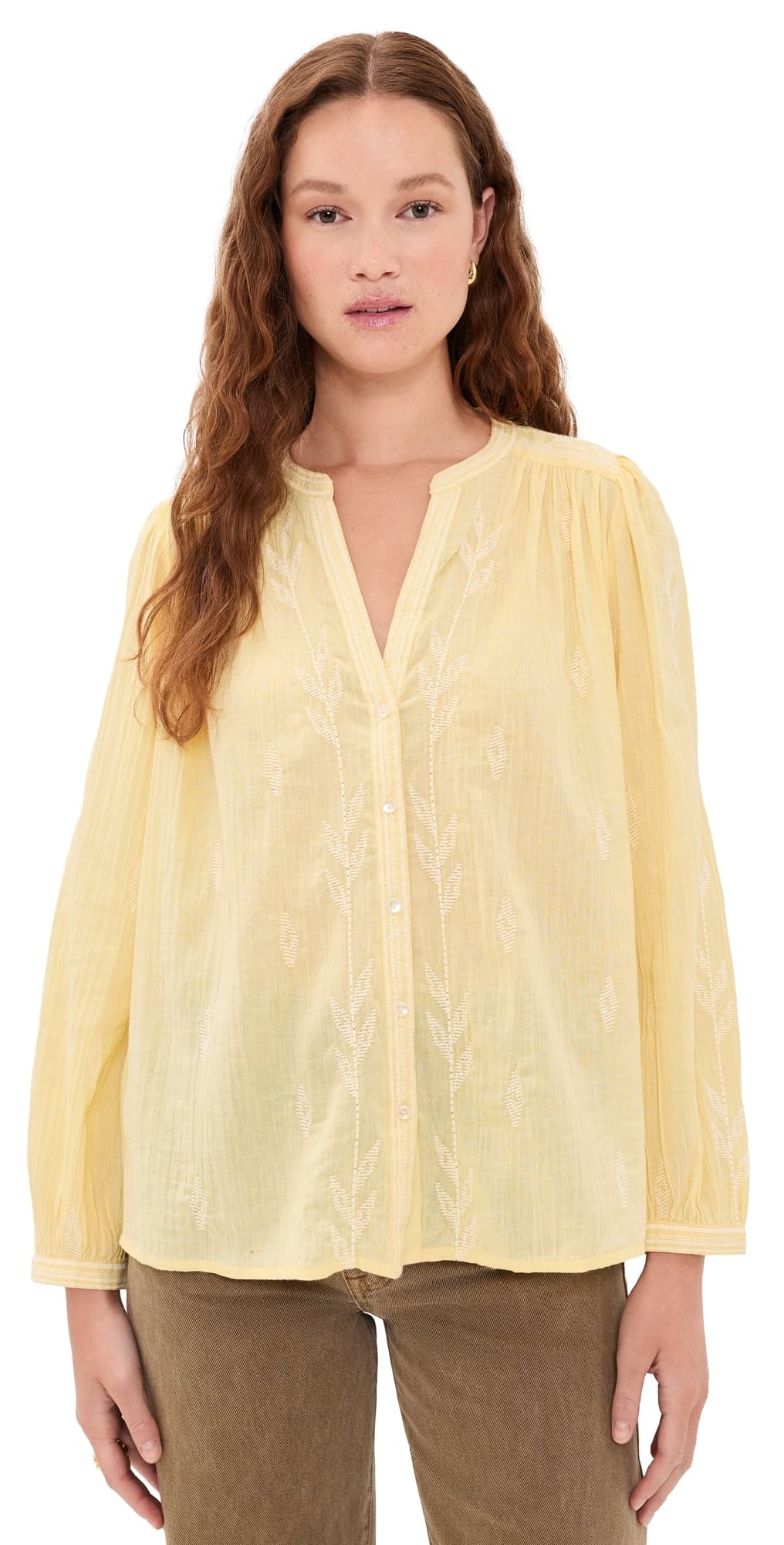 ba & sh Fedora Shirt Jaune