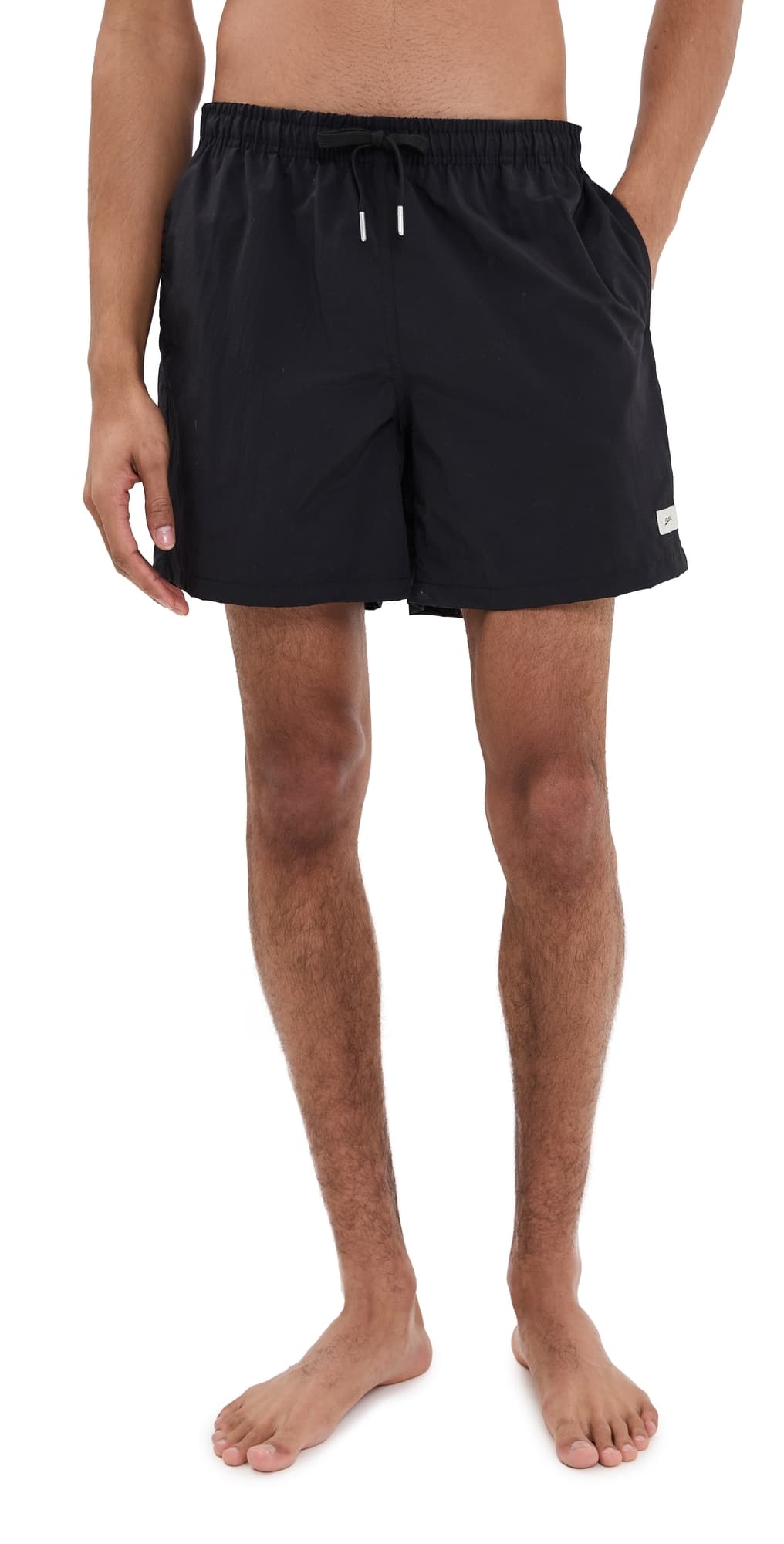Bather Solid Black Swim Trunks 5 Black