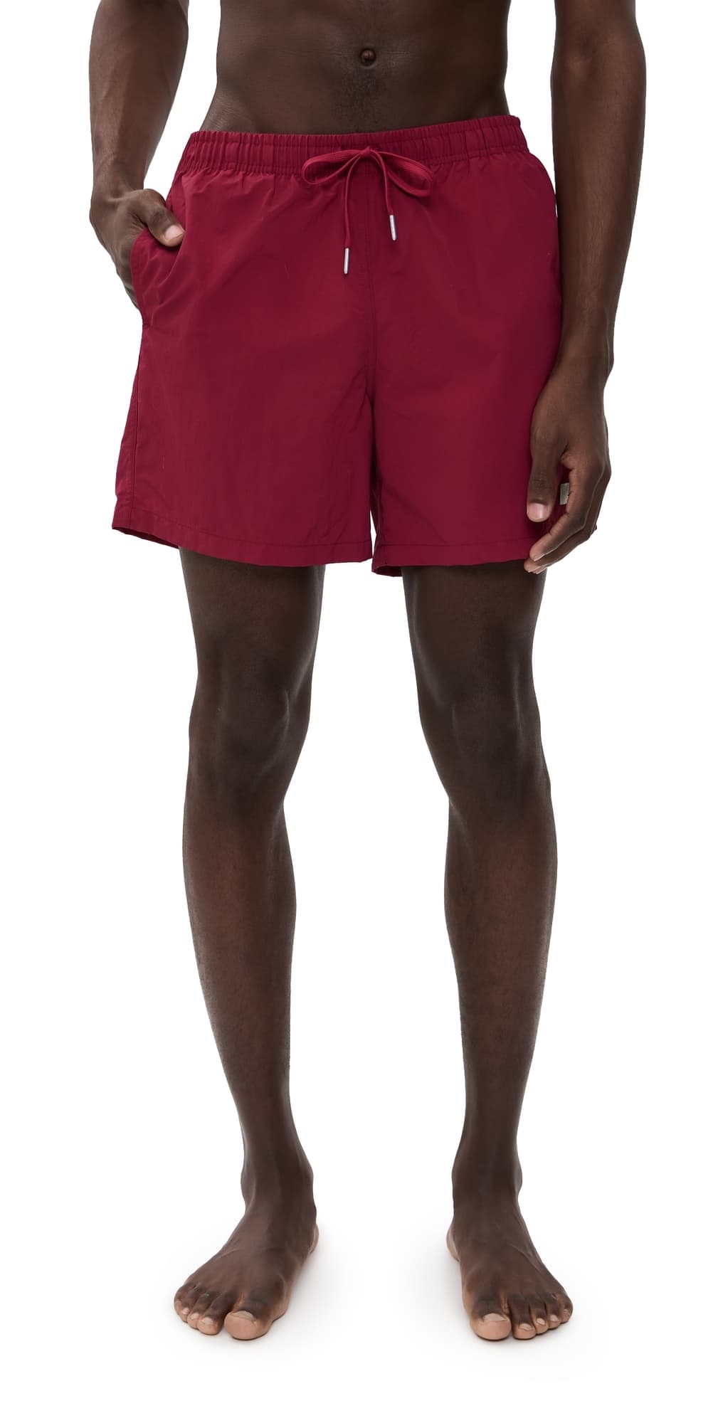 Bather Solid Sangria Swim Trunks 5 Sangria