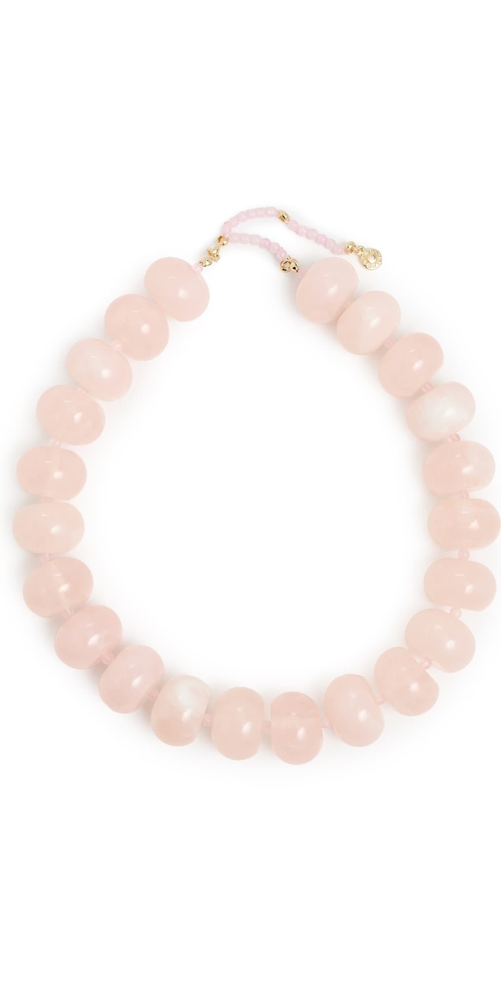BaubleBar Joan Semi Precious Necklace Pink