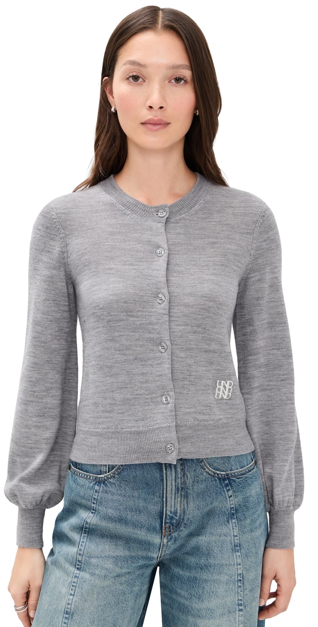 BAUM UND PFERDGARTEN Calynn Cardigan Grey Melange