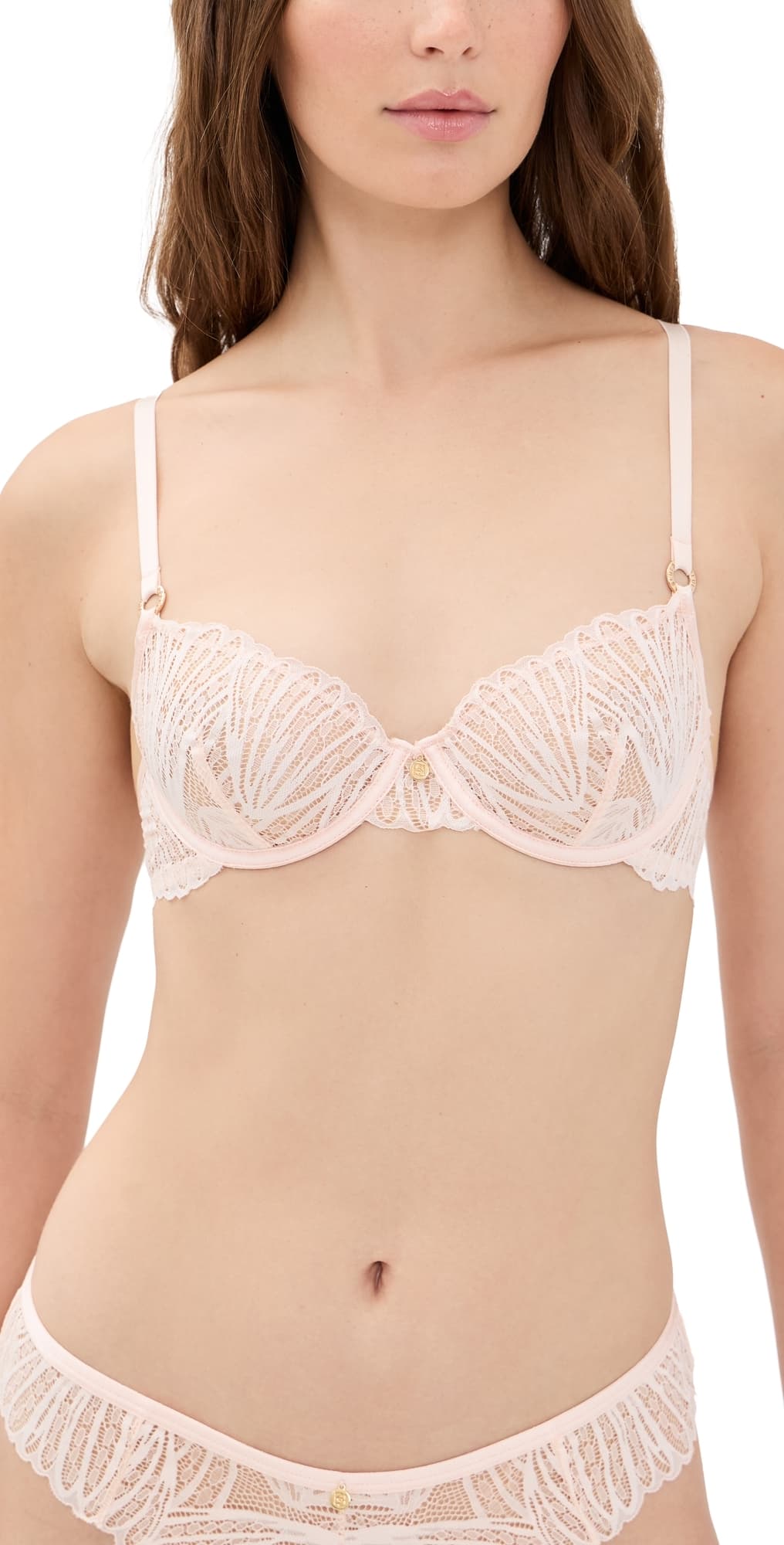 Bluebella Peyton Wired Bra Pearl Pink