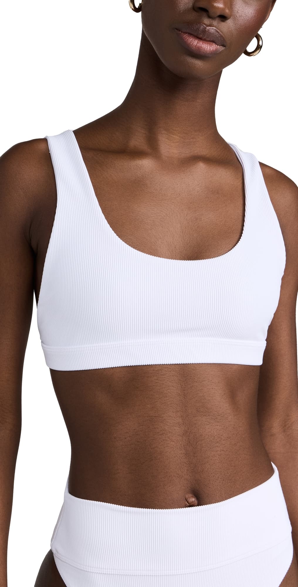 Beach Riot Peyton Bikini Top White