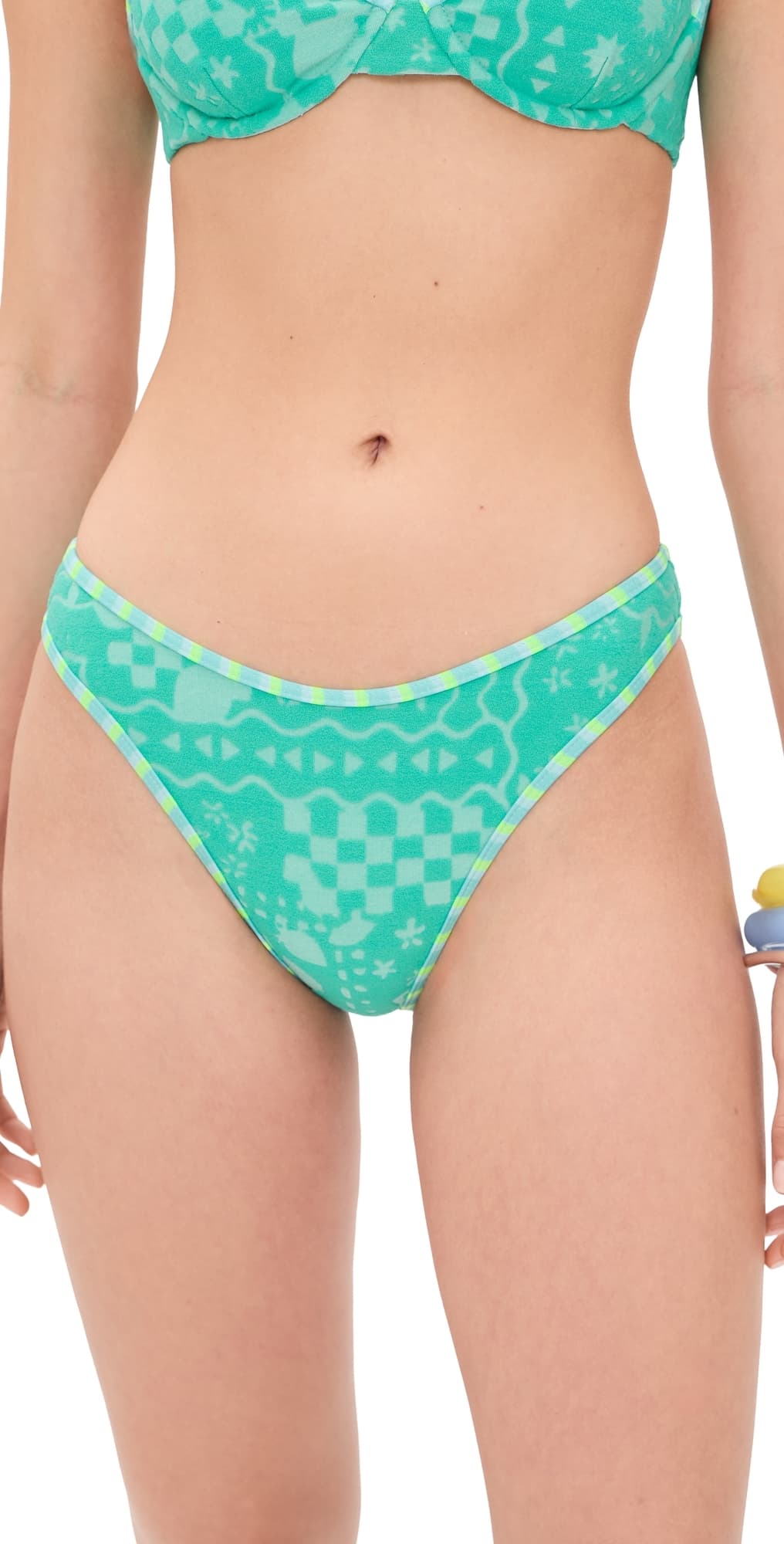 Beach Riot Daria Bikini Bottoms Aqua Haze