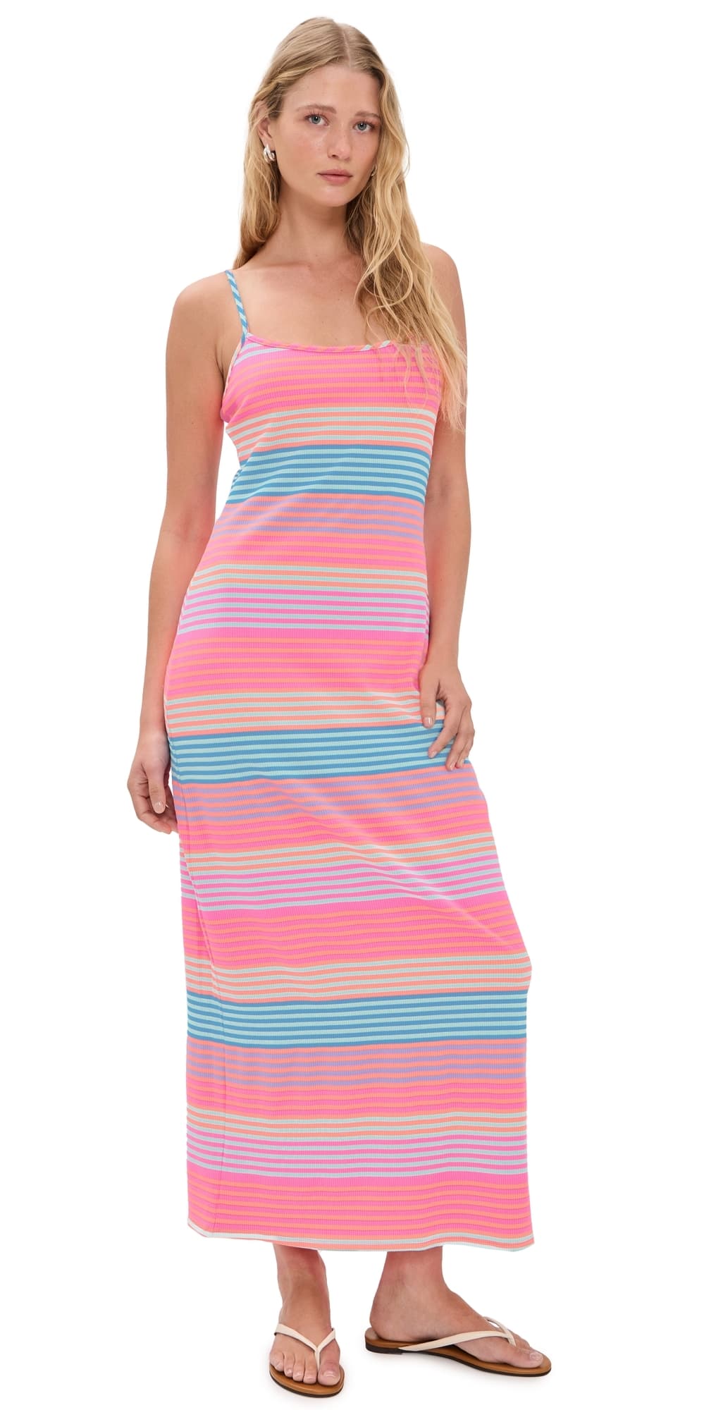 Beach Riot Malie Dress Vibrant Volley Stripe