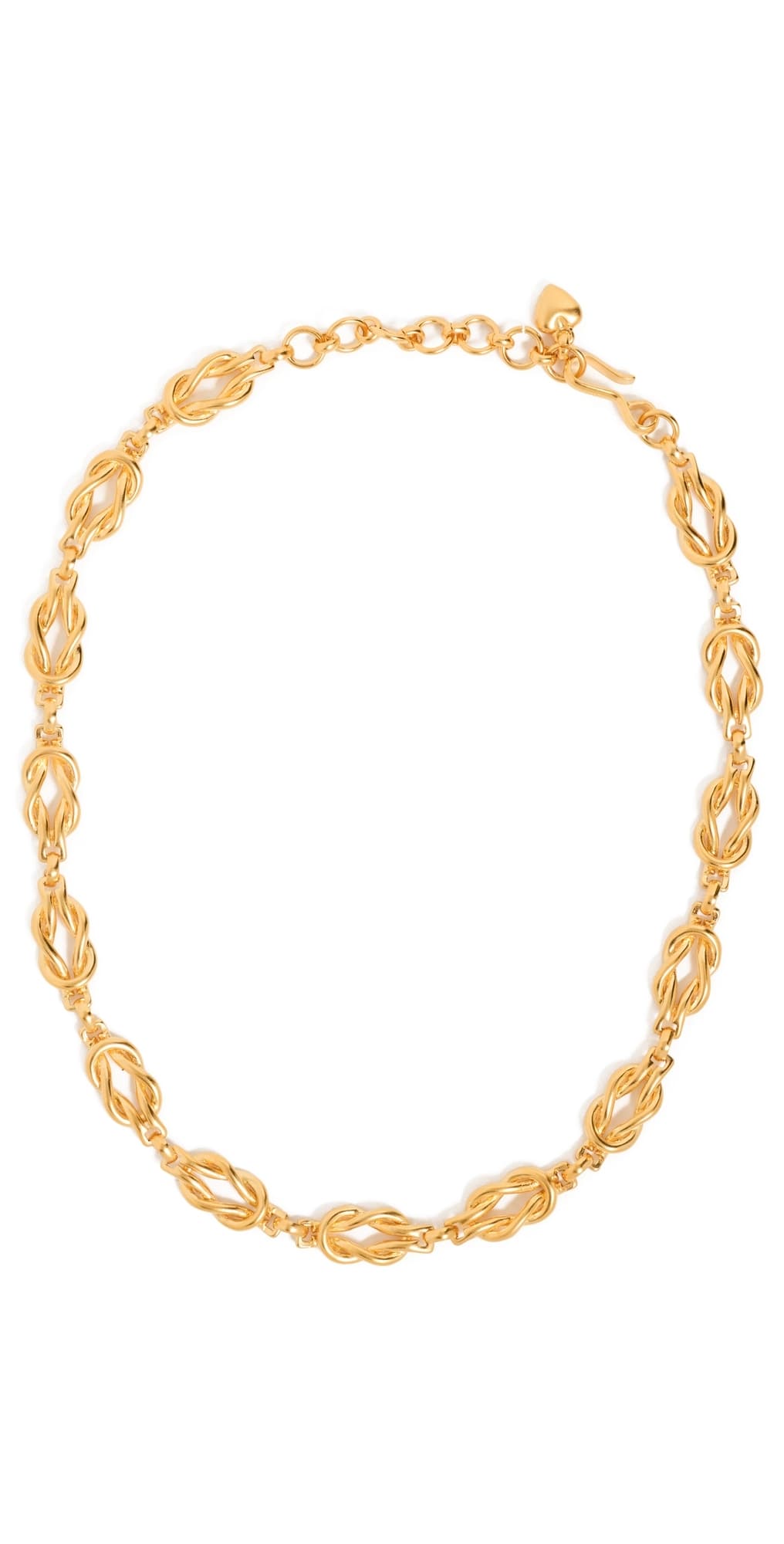 Brinker + Eliza Love Knot Necklace Gold