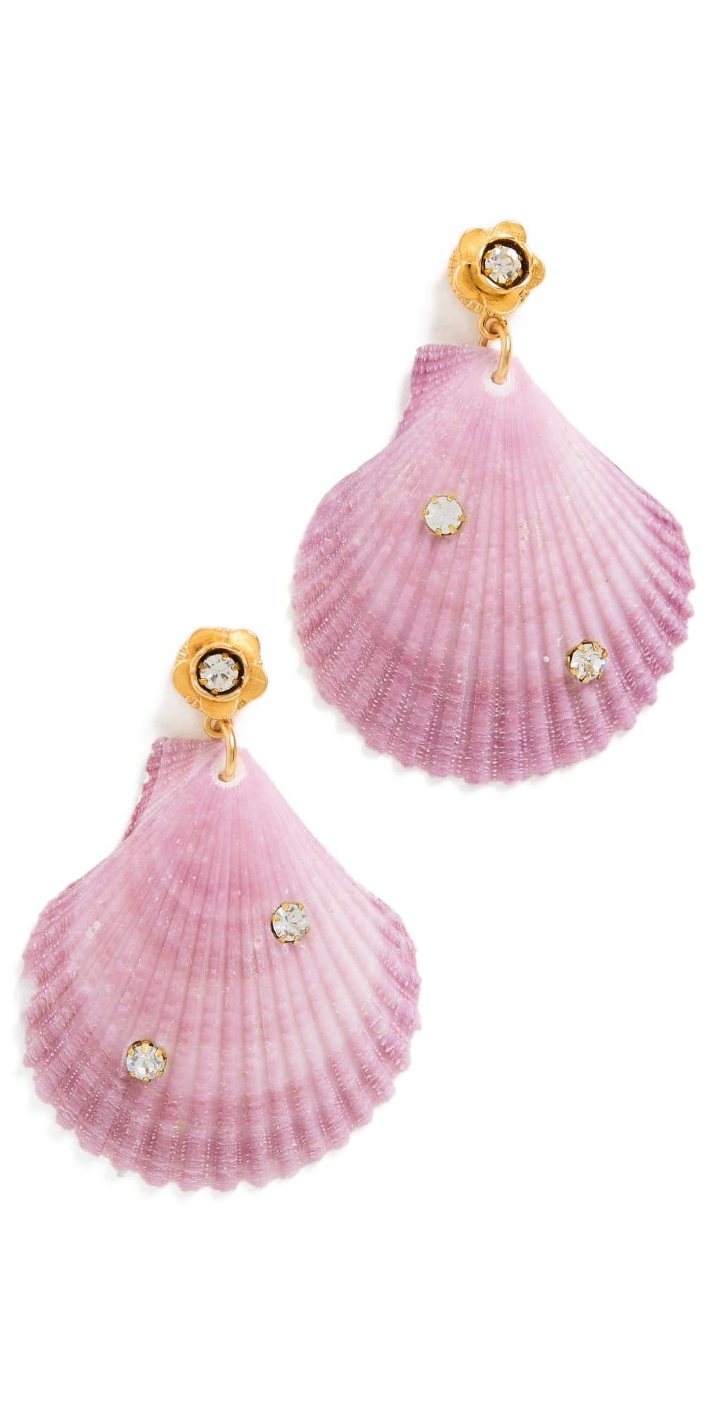 Brinker + Eliza On Holiday Earrings Lilac · One Size