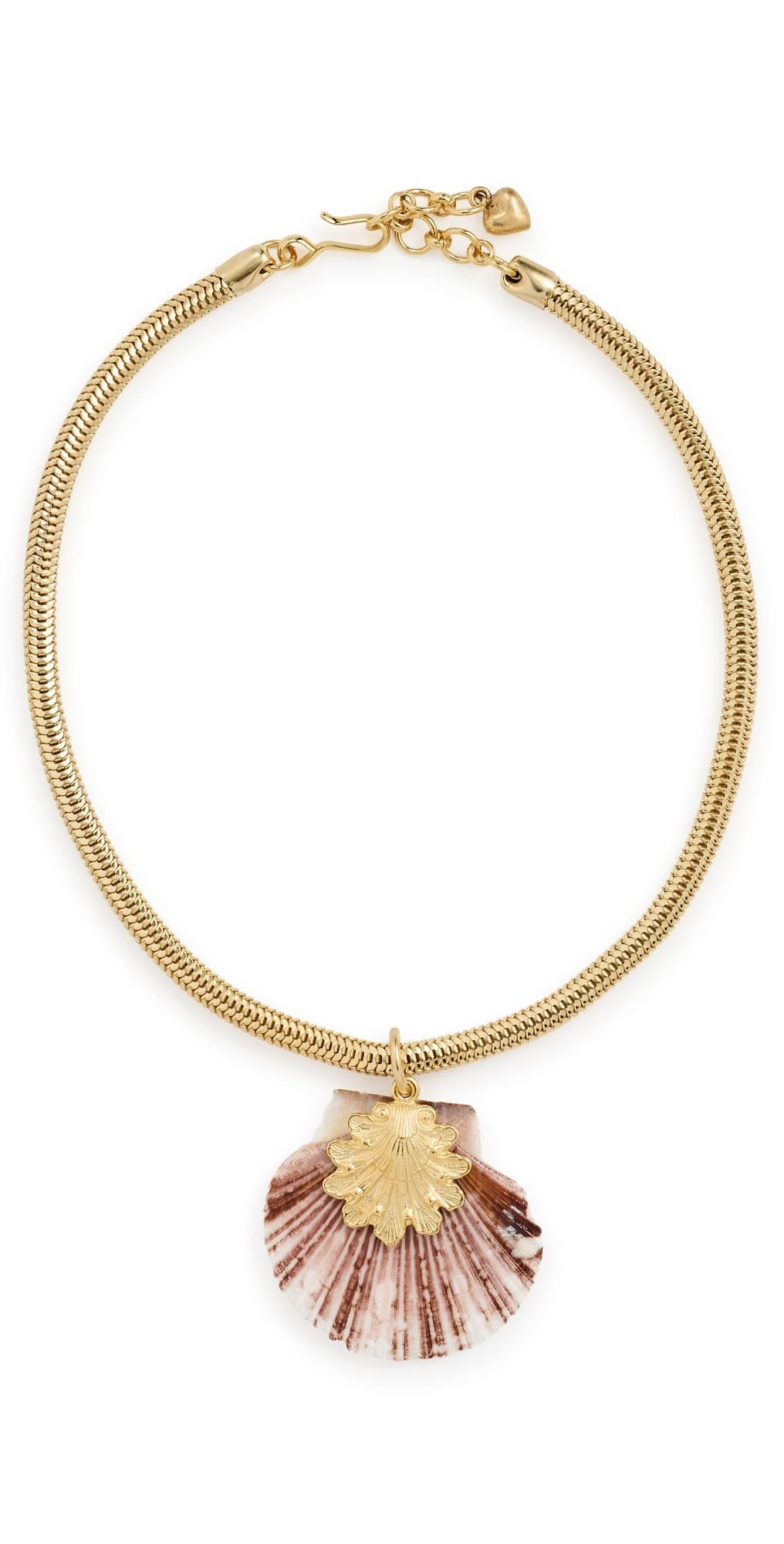 Brinker + Eliza Oceana Necklace Gold/Shell