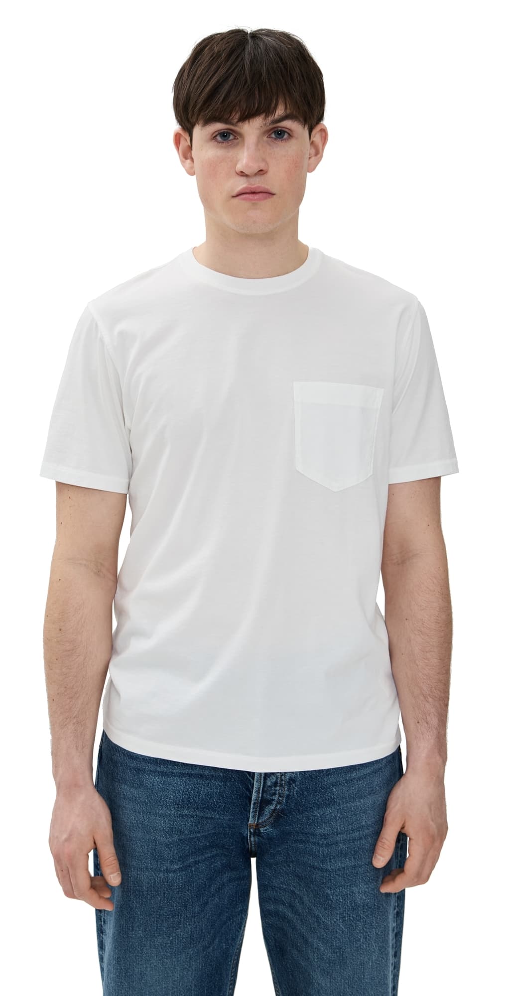 Billy Reid Washed Tee White