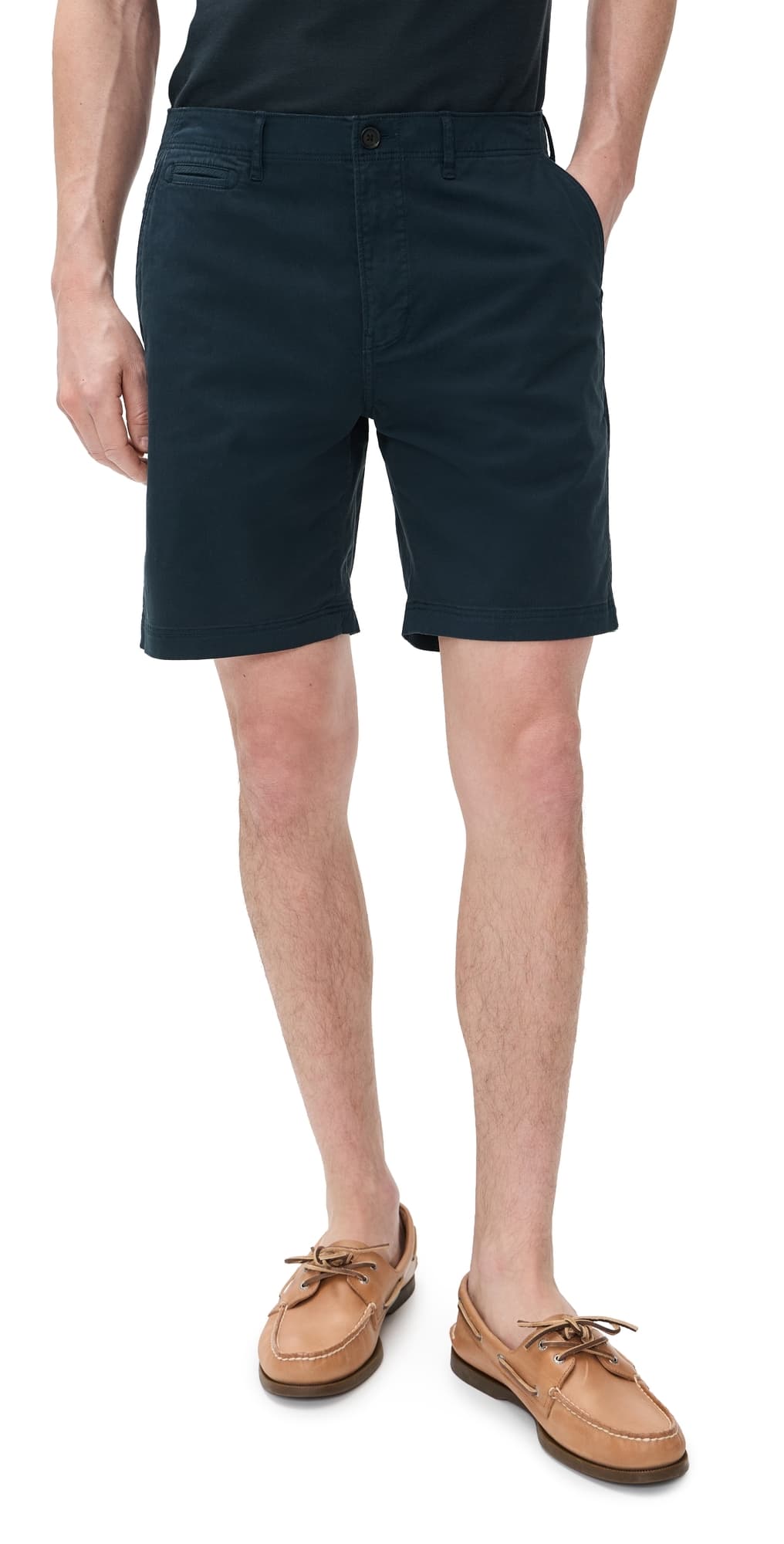 Billy Reid Chino Shorts 8 Carbon Blue