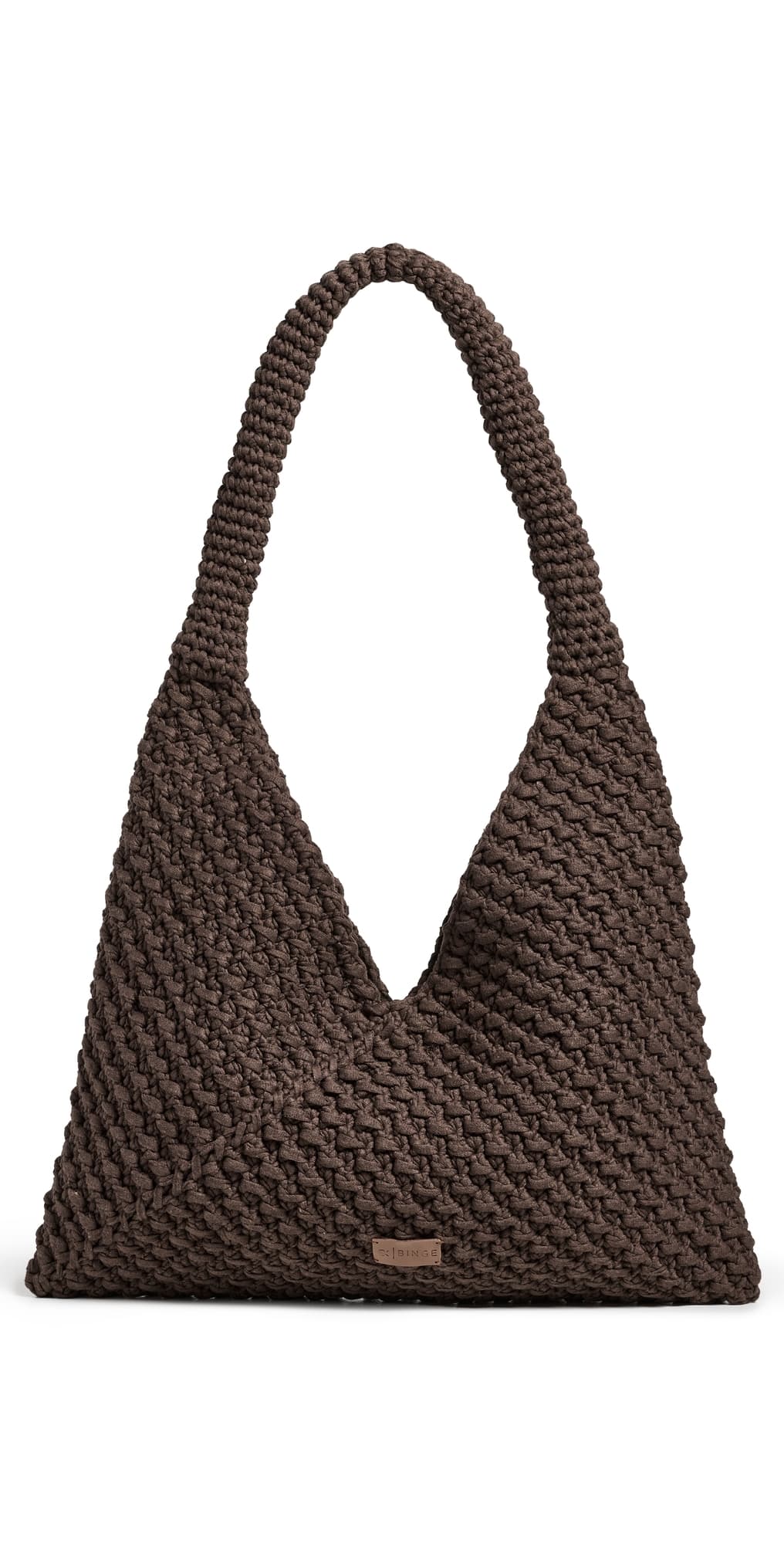 Binge Knitting Lara Triangle Tote Mocha