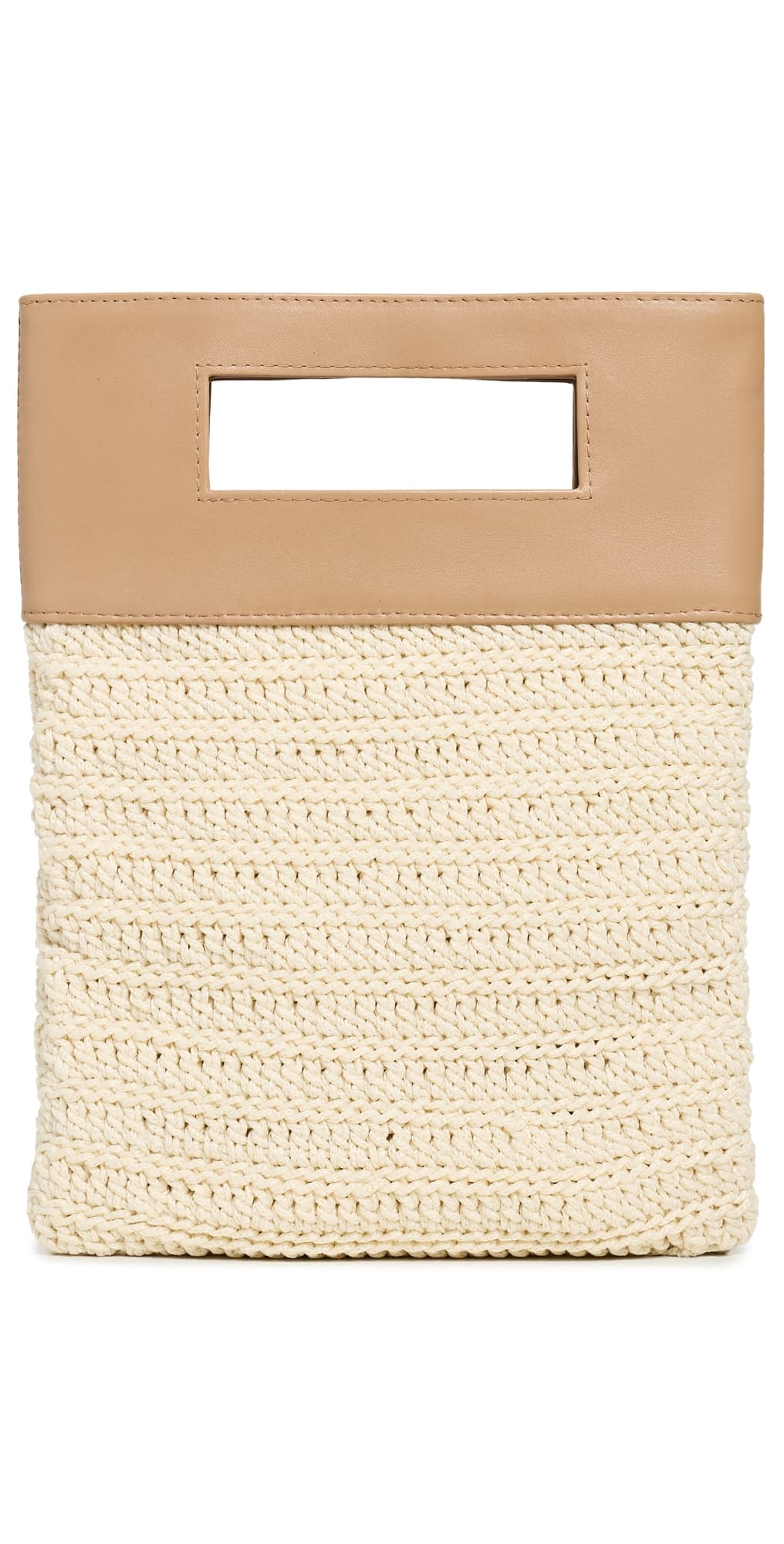 Binge Knitting Aurora Mini Fold Over Clutch Eggshell Combo · One Size