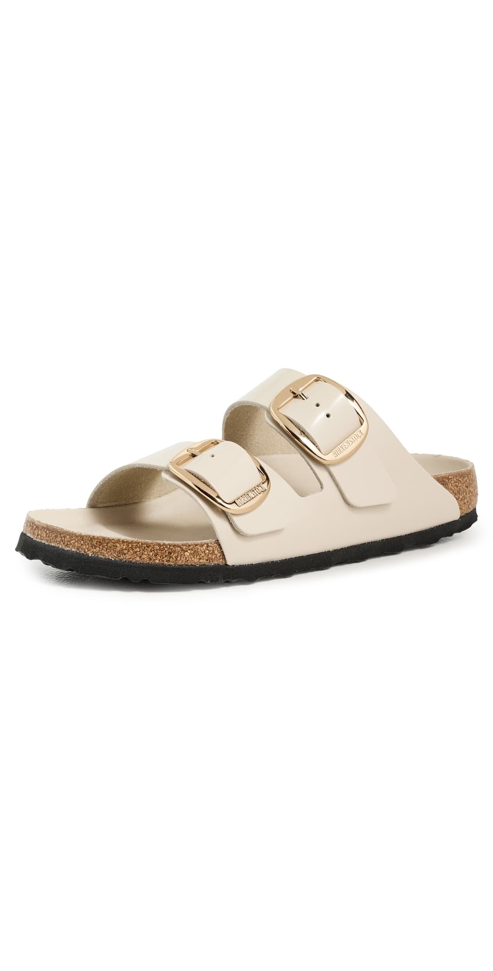 Birkenstock Arizona Big Buckle High Shine Sandals Oyster