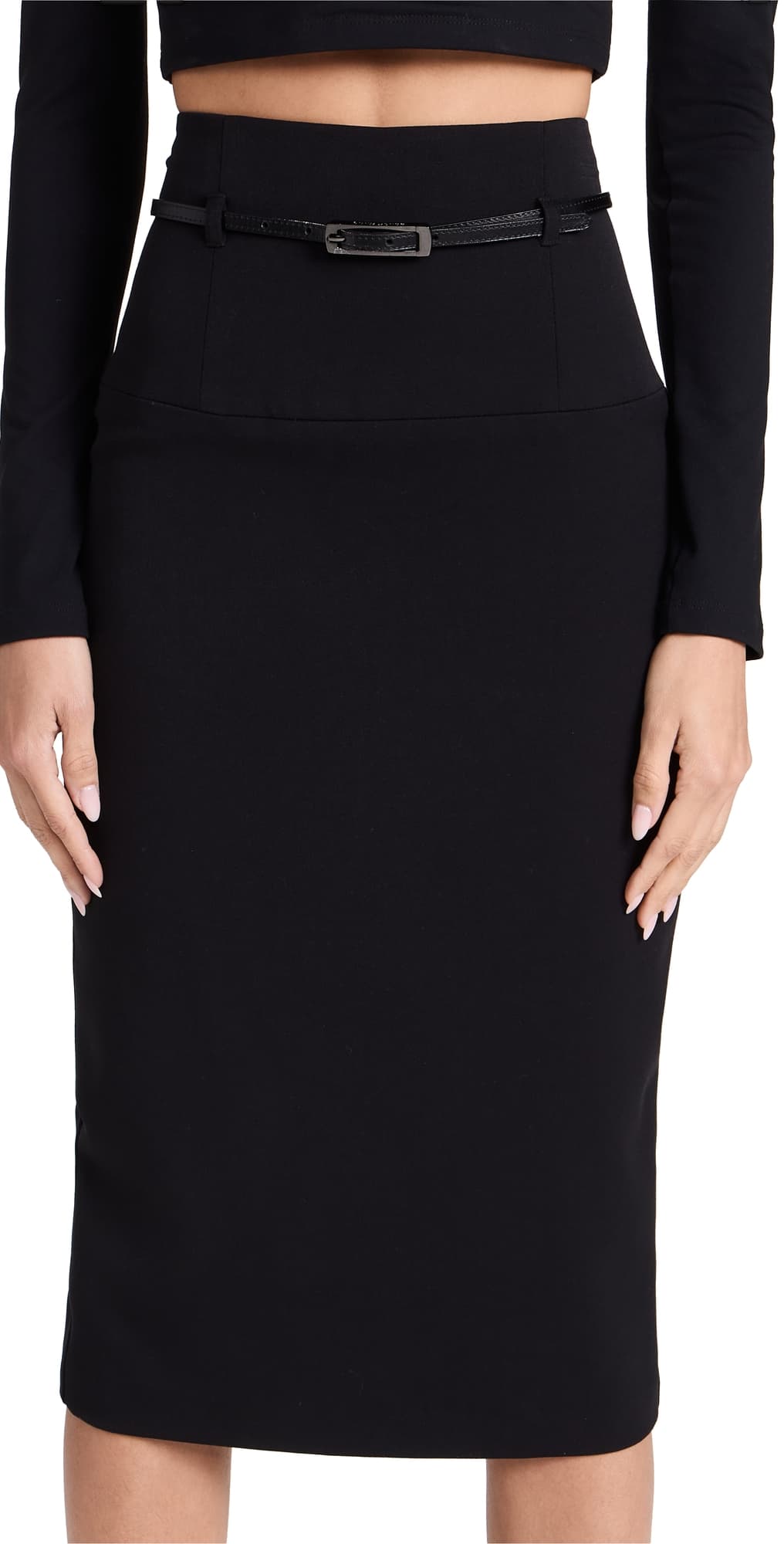 Black Halo Jackie O Pencil Skirt Black