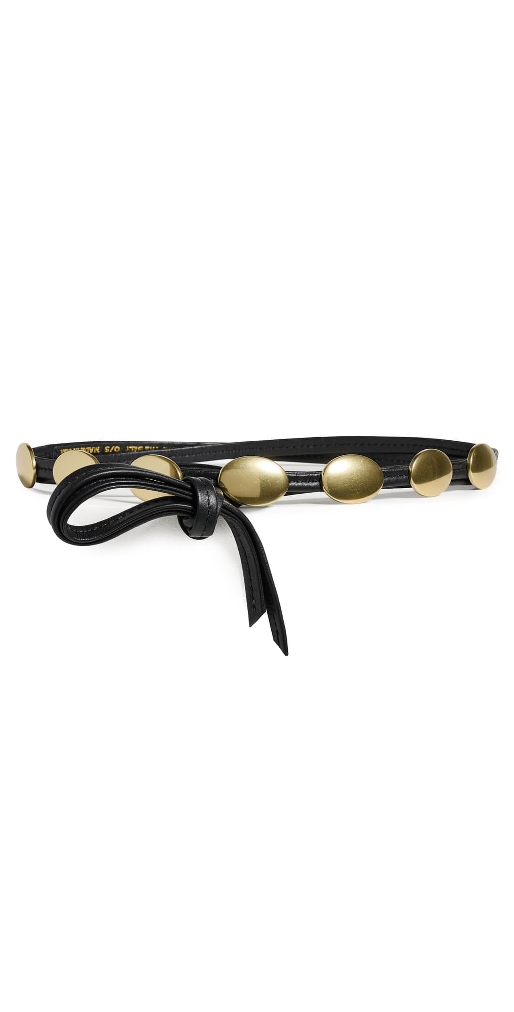 B-Low The Belt Myra Wrap Belt Black/Brass · One Size