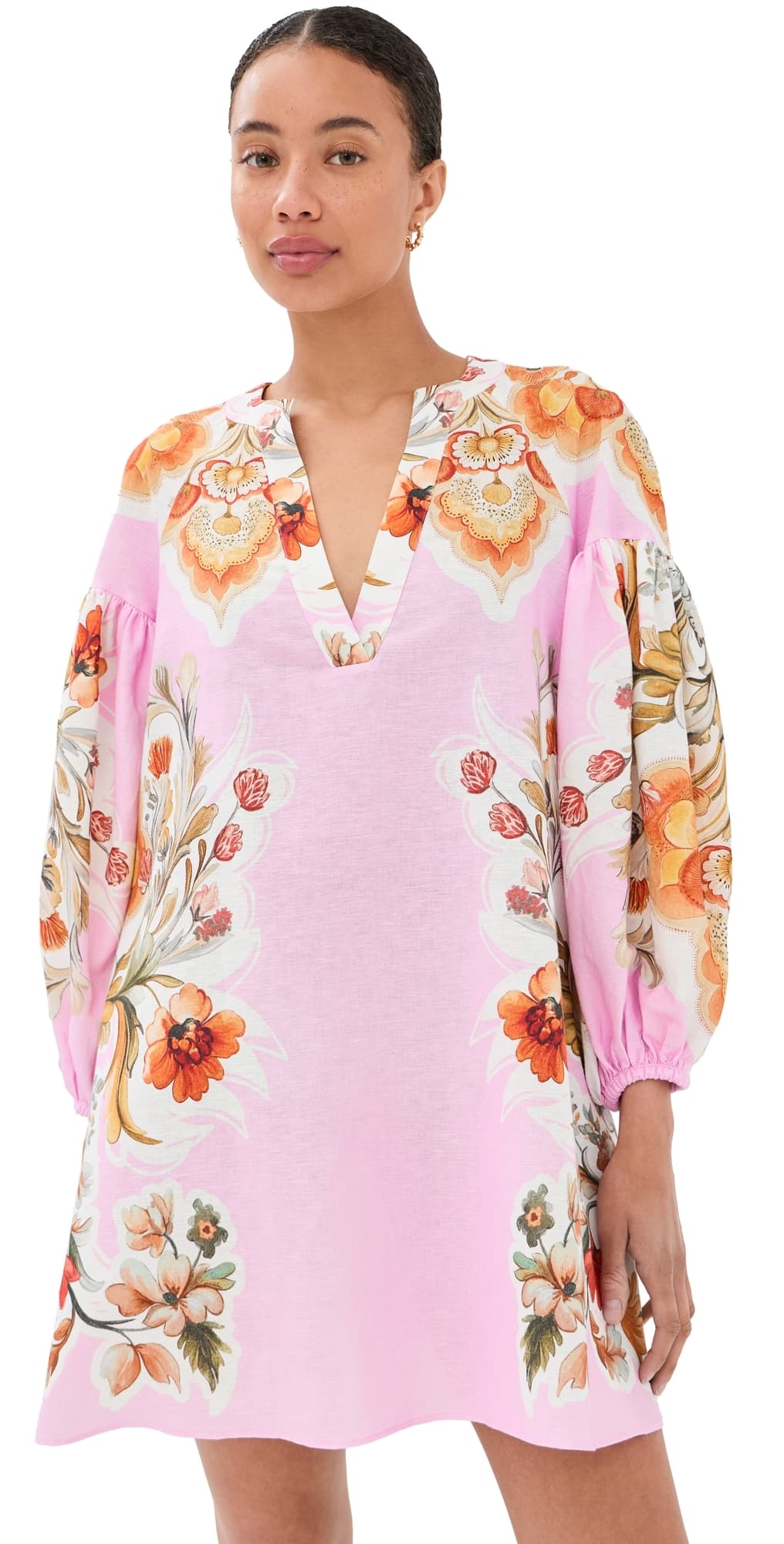 Borgo de Nor Harlow Dress Sun Fire Garden/Lilac