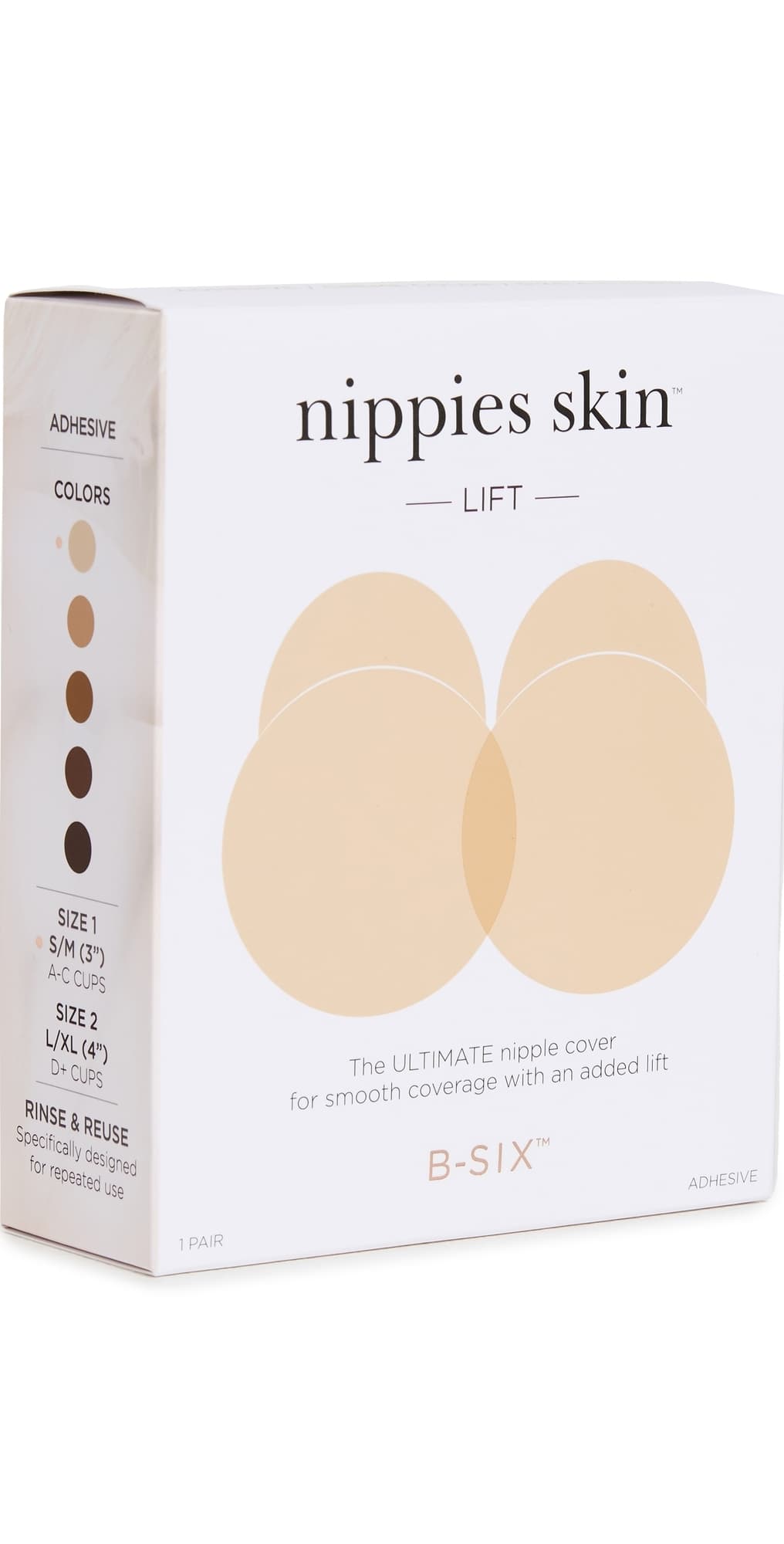 Bristols 6 Nippies Skin Tabs Creme