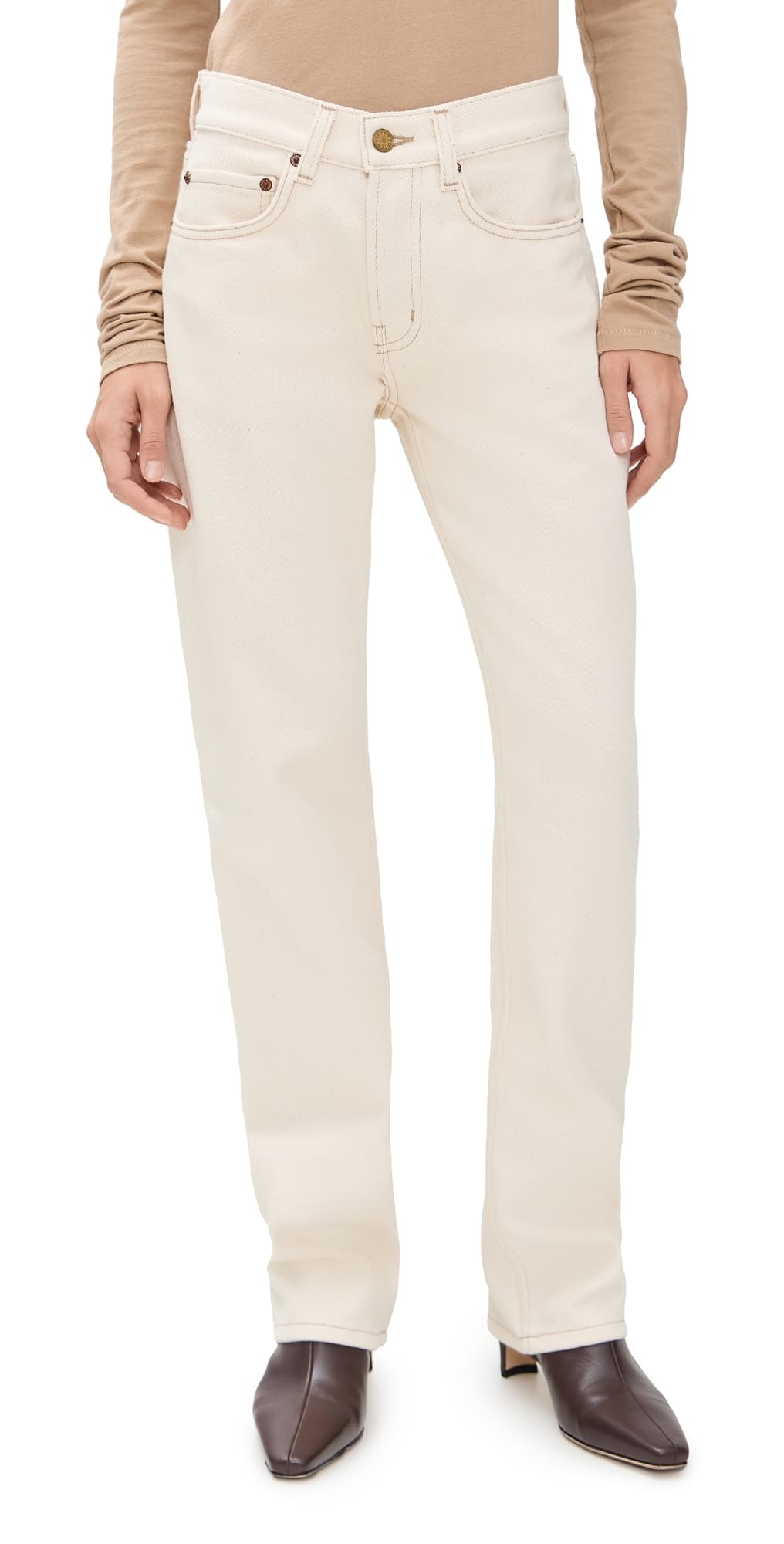 B Sides Tilda Jeans Alabaster