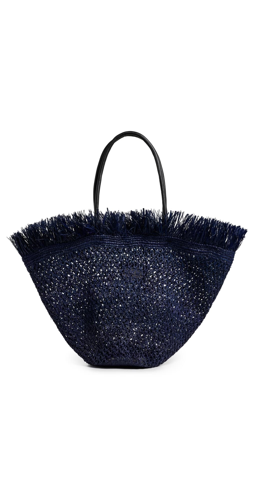 BTB Los Angeles Trina Fringe Tote Navy