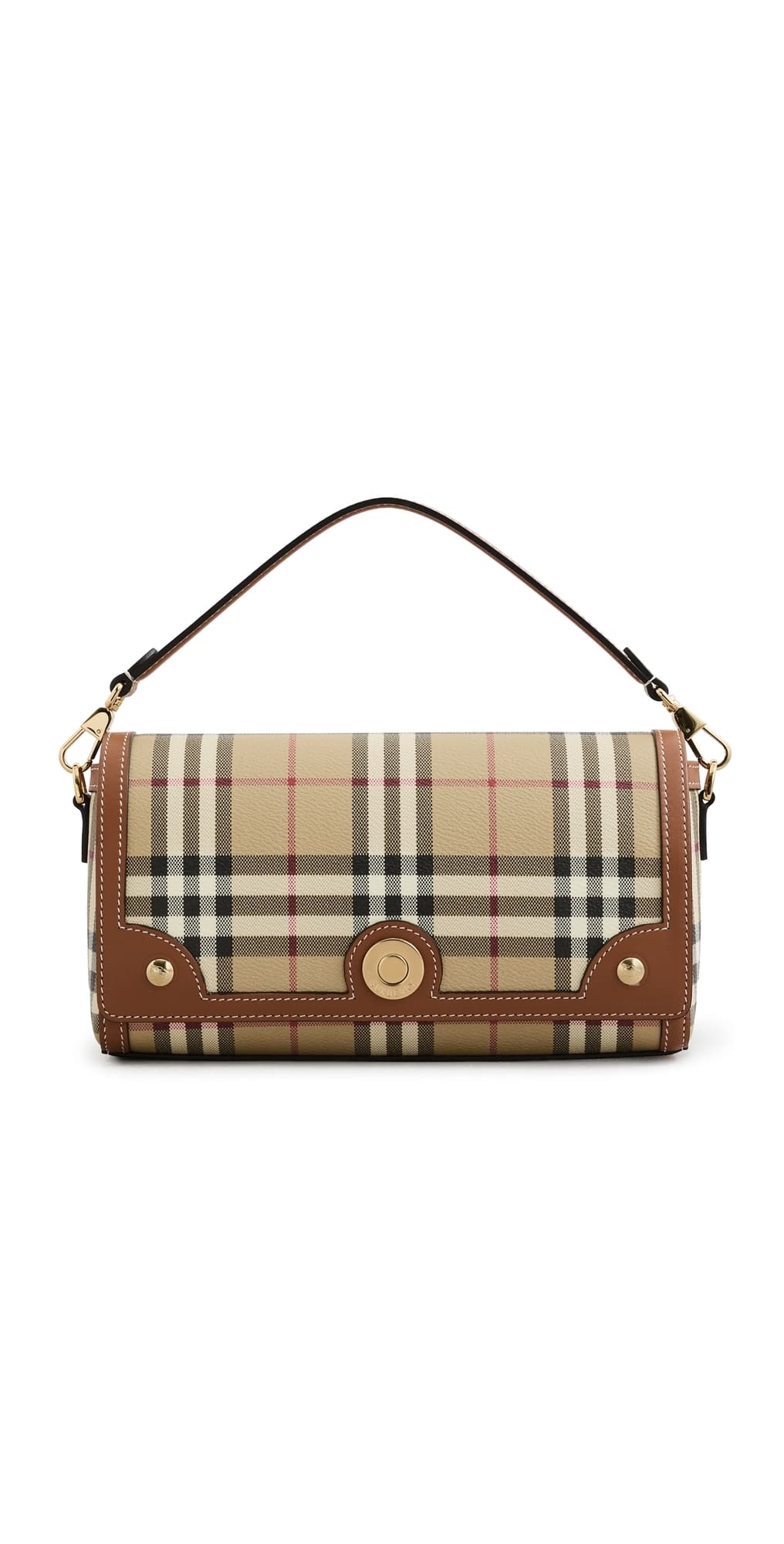 Burberry Small Note Bag Vintage Check/Briar Brown · One Size