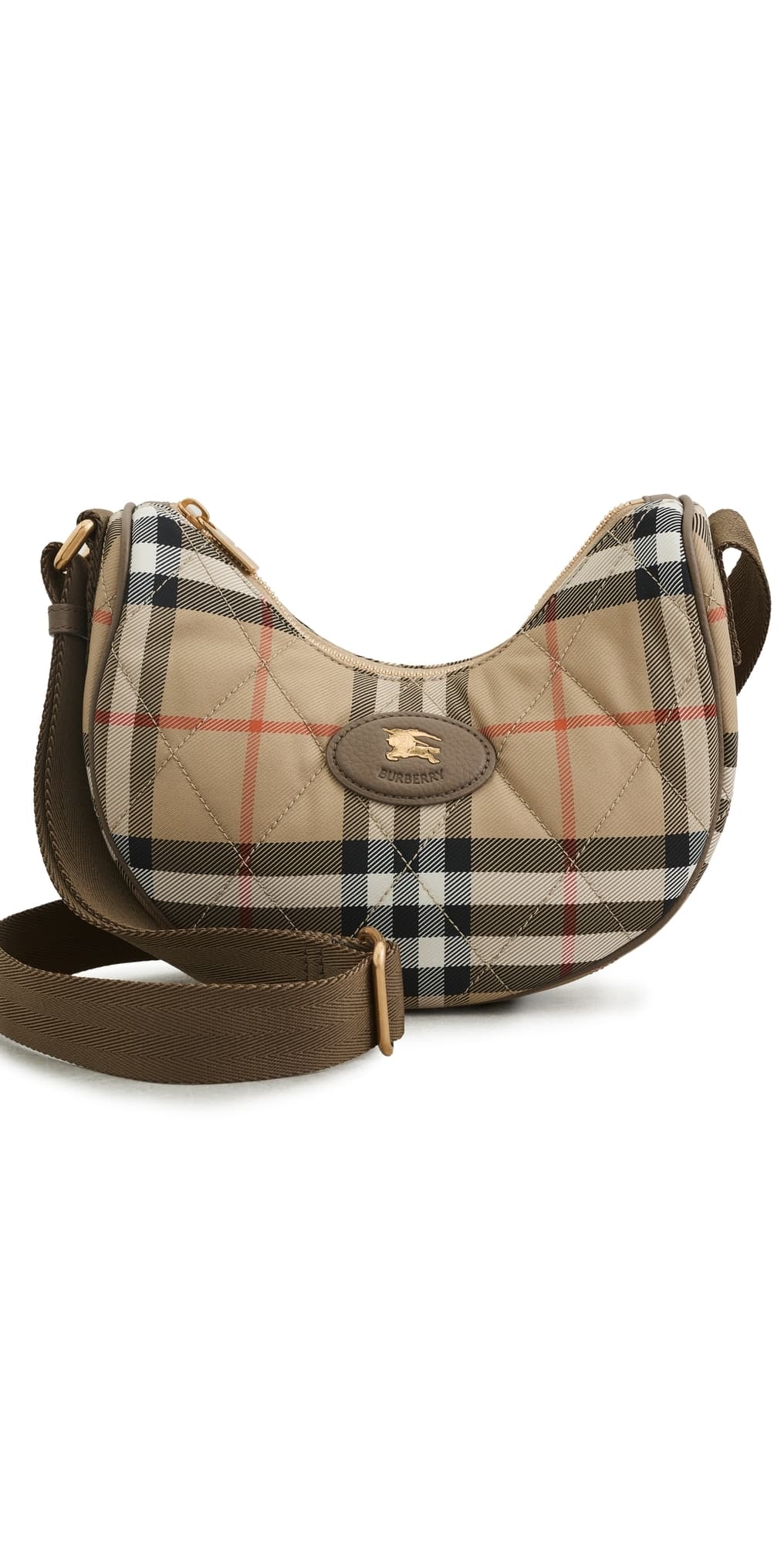 Burberry Horseshoe Crossbody Bag Sand
